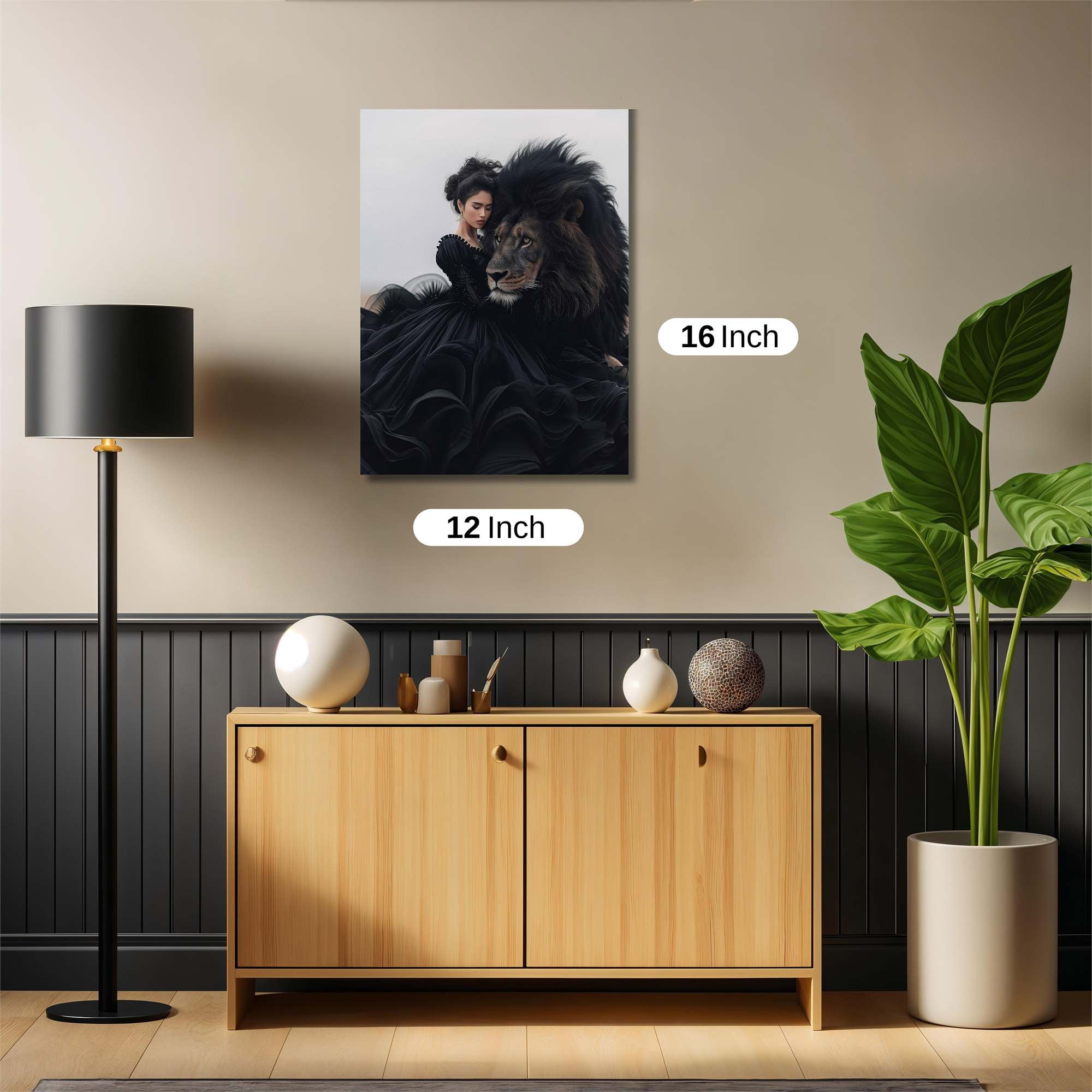 Lioness Serenity Safe Wall Magnetic / M