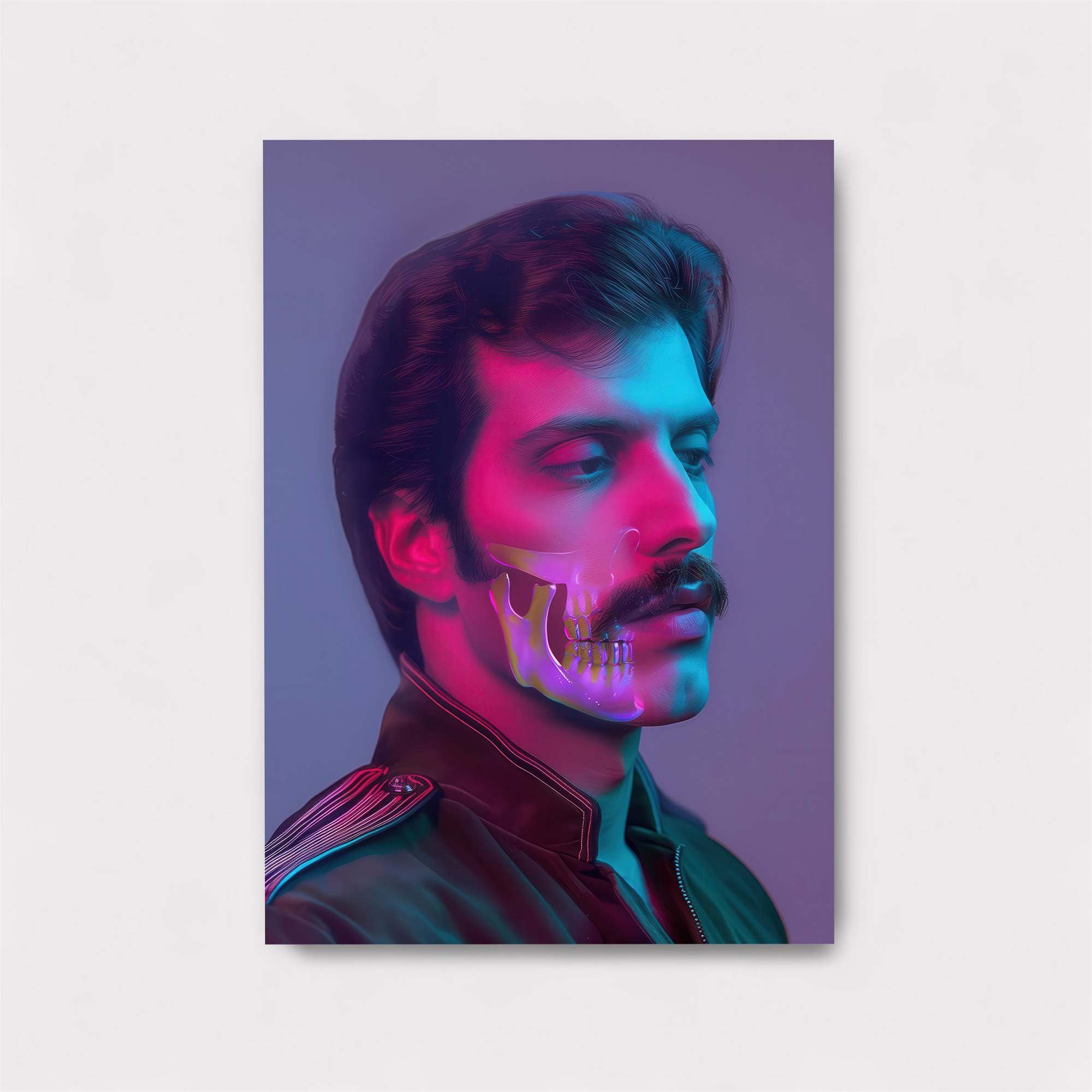 Mustache Mystery Safe Wall Magnetic / M