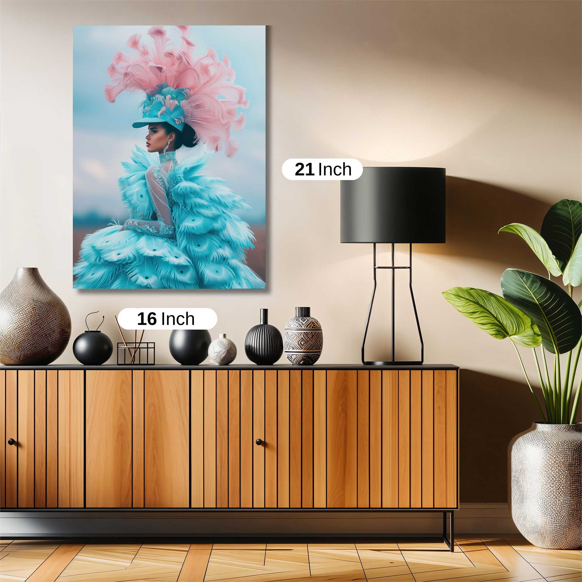 Feathered Elegance Safe Wall Magnetic / M