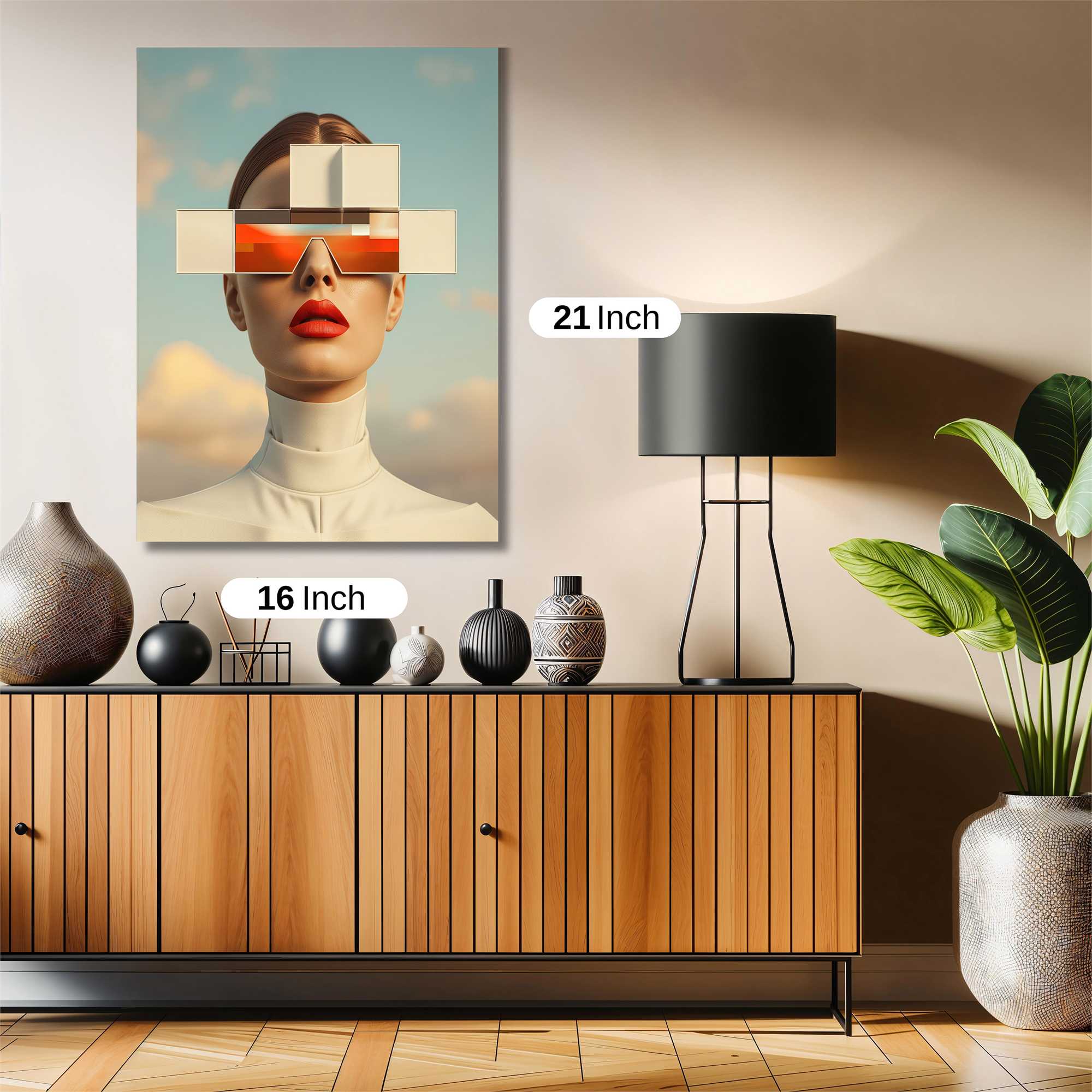 Futuristic Elegance Safe Wall Magnetic / M