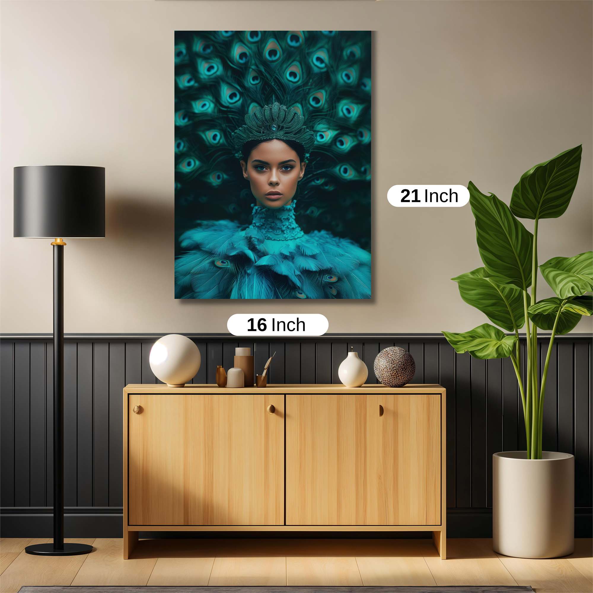 Peacock Majesty Safe Wall Magnetic / M