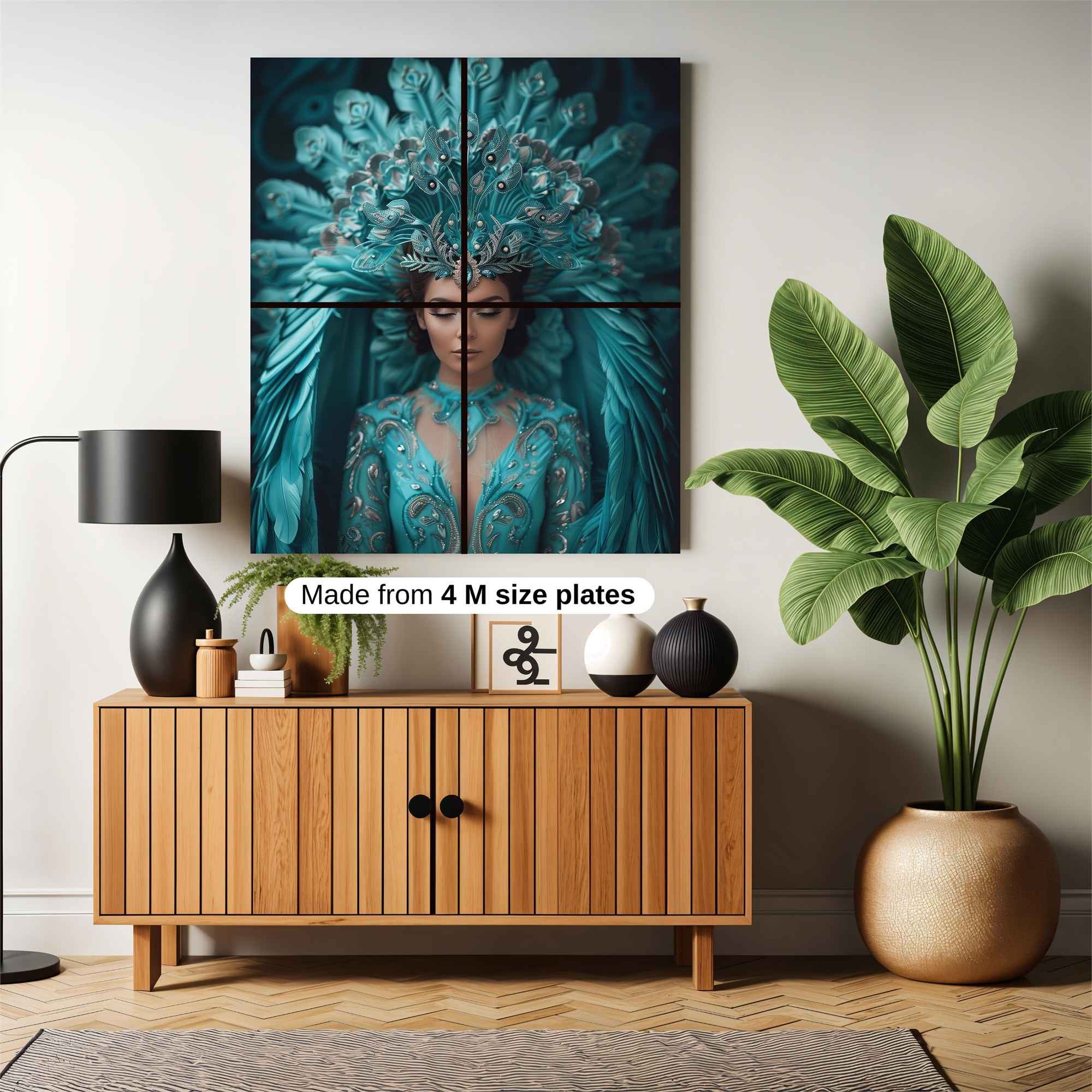 Peacock Majesty Safe Wall Magnetic / M