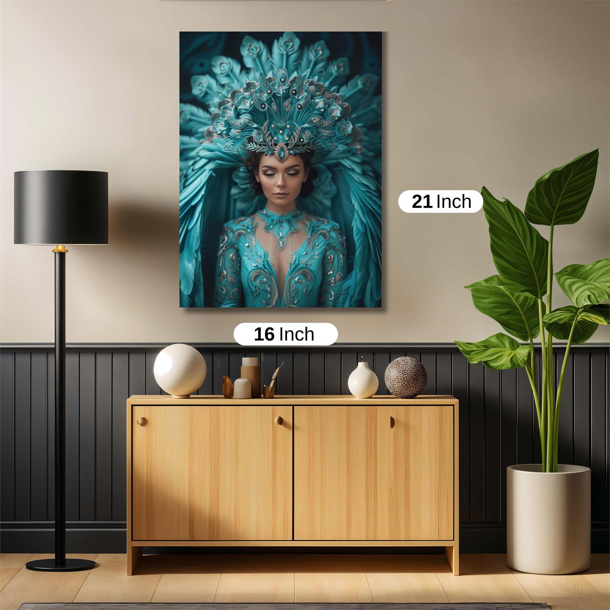 Peacock Majesty Safe Wall Magnetic / M