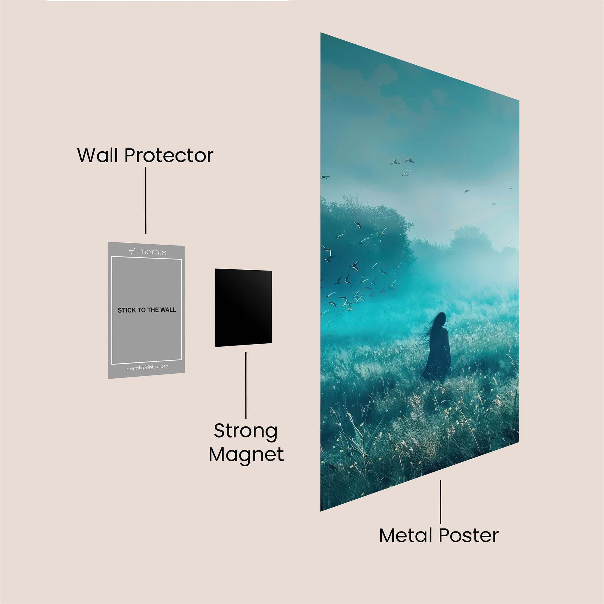 Mystic Solitude Safe Wall Magnetic / M
