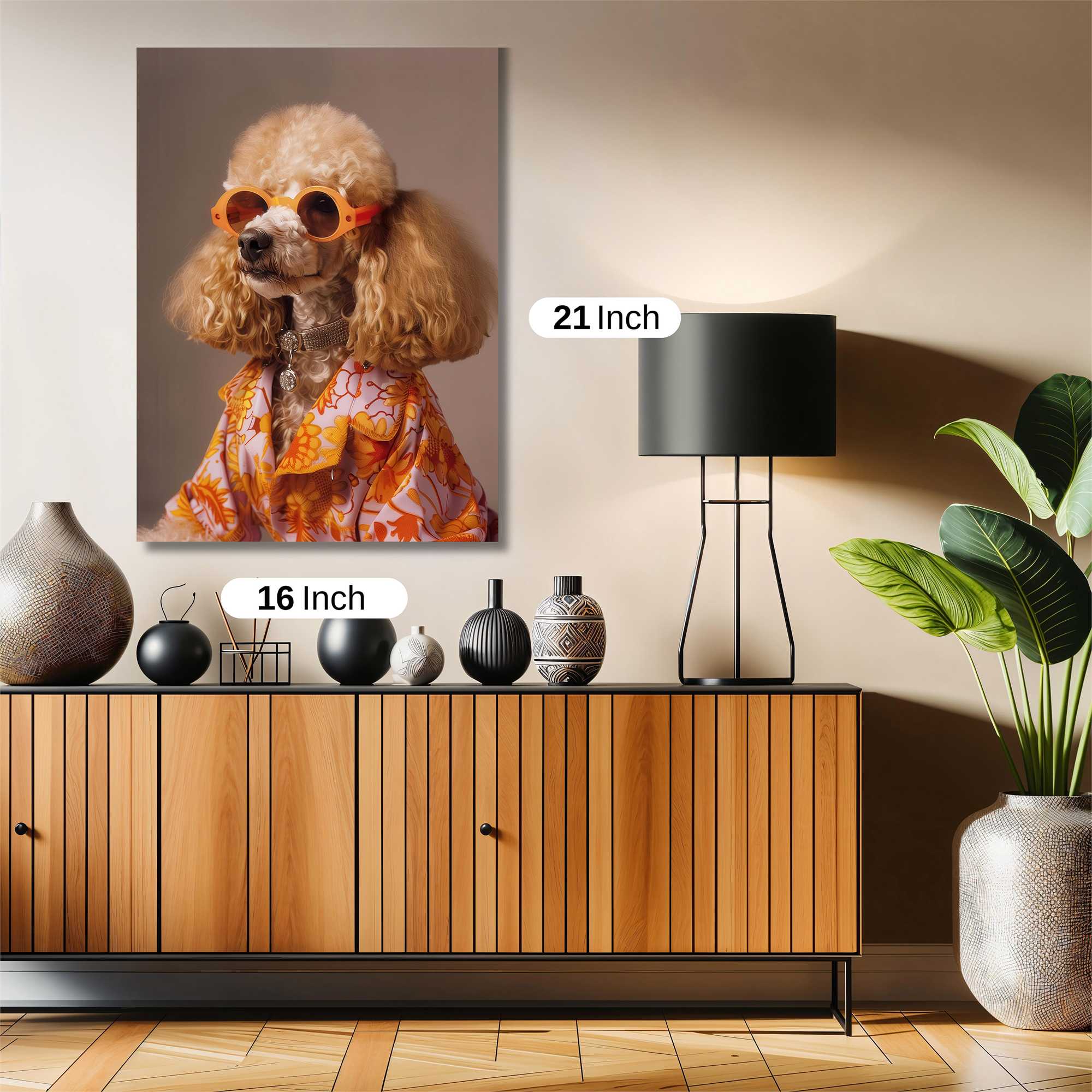 Poodle Party Safe Wall Magnetic / M