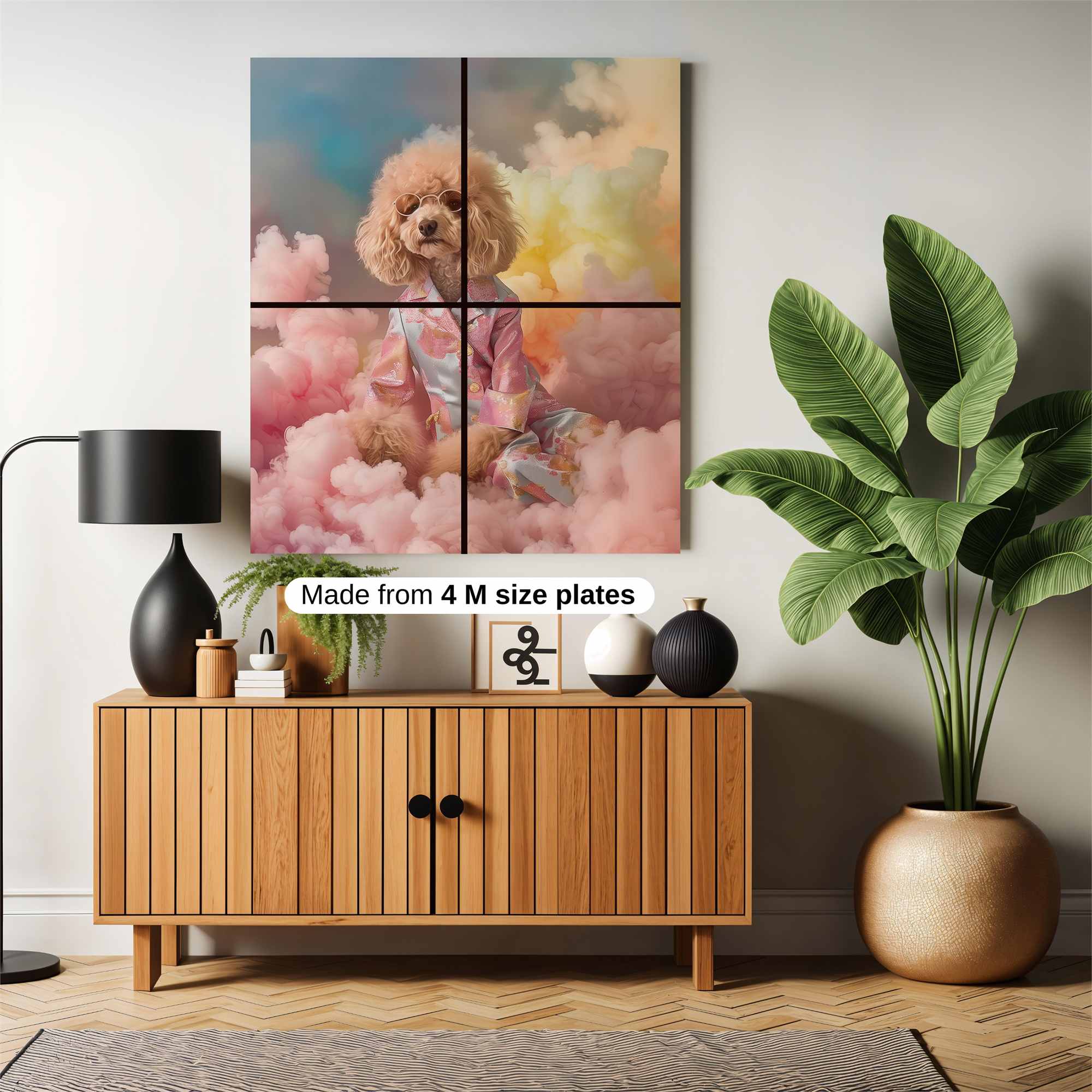 Poodle Dreamscape Safe Wall Magnetic / M