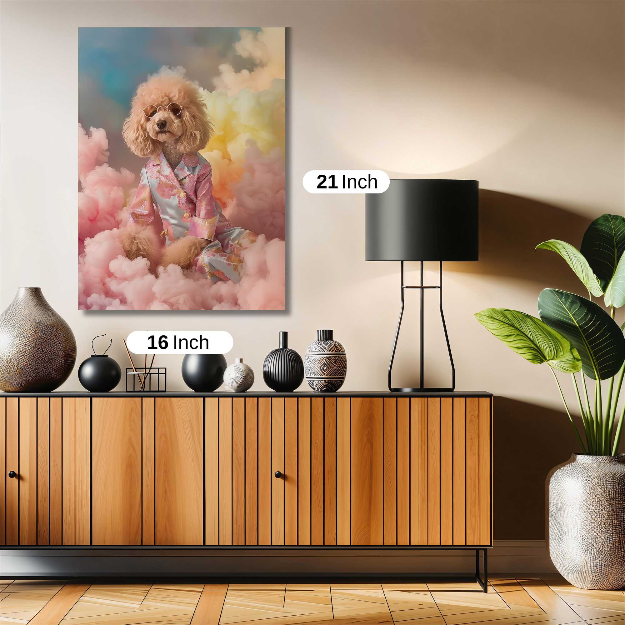 Poodle Dreamscape Safe Wall Magnetic / M