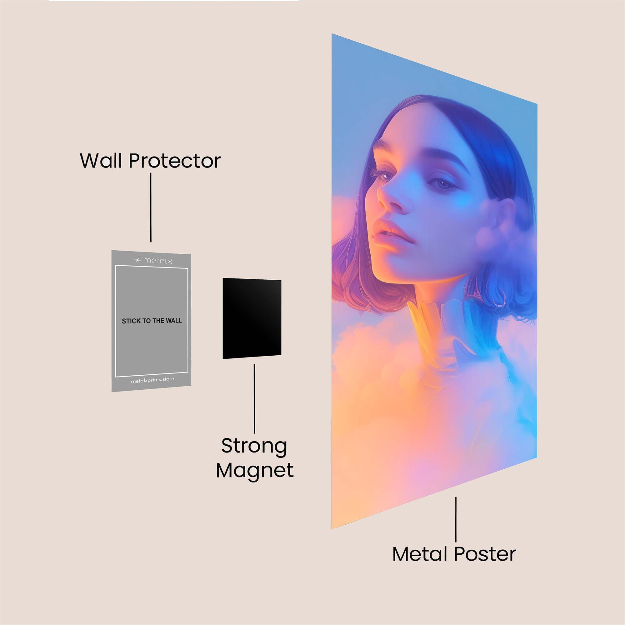 Cloud Dream Safe Wall Magnetic / M