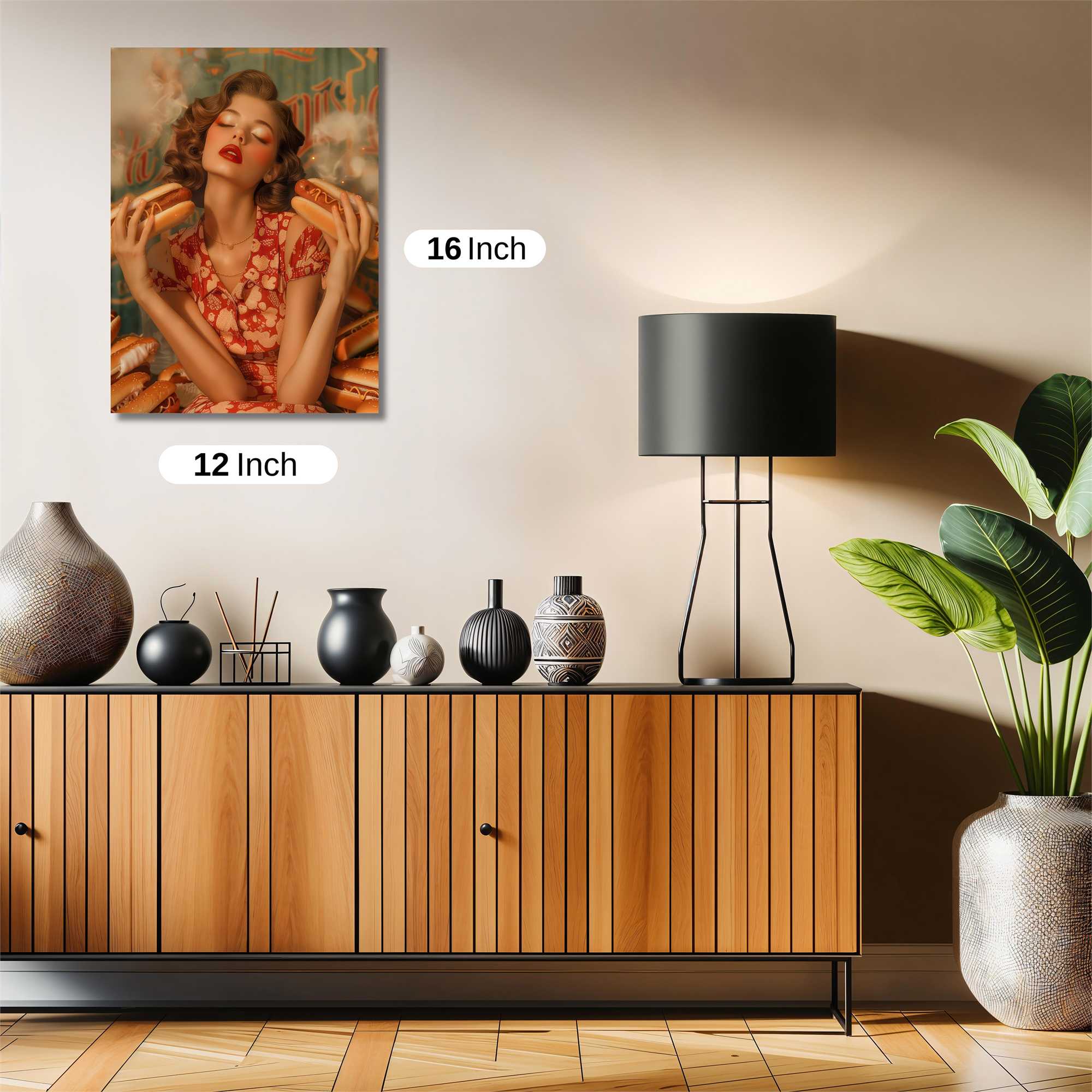 Hotdog Hysteria Safe Wall Magnetic / M