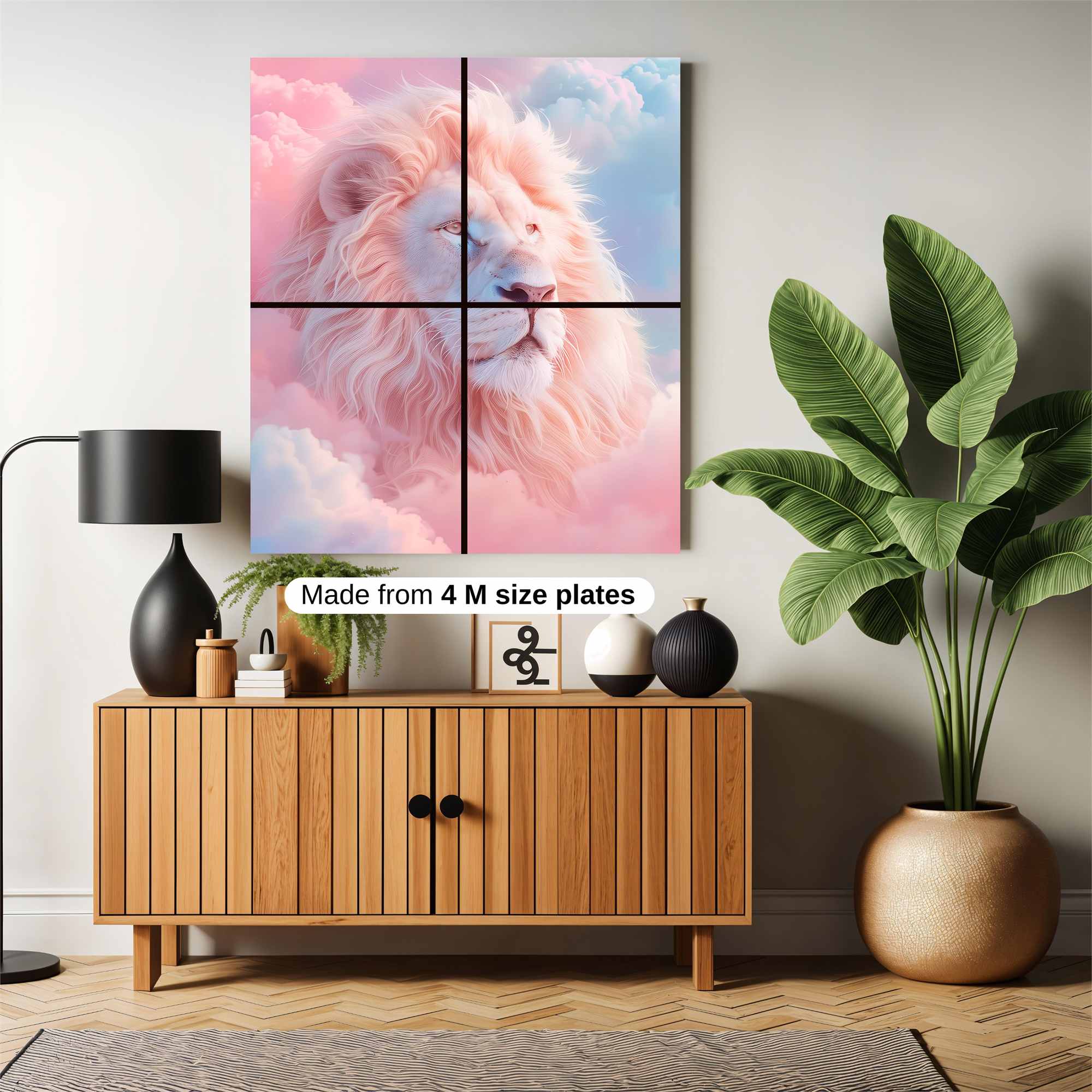 Lion Dreamscape Safe Wall Magnetic / M