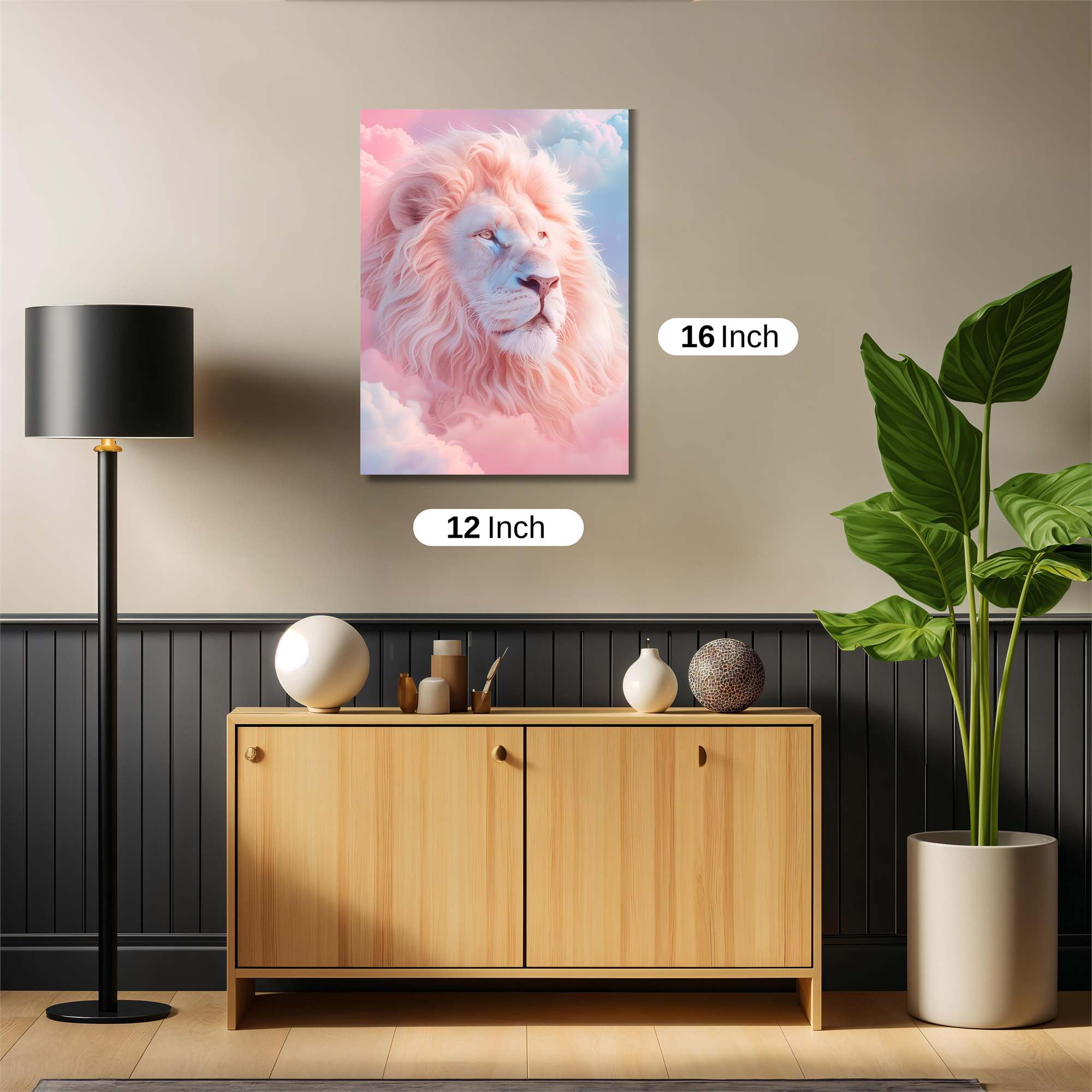 Lion Dreamscape Safe Wall Magnetic / M