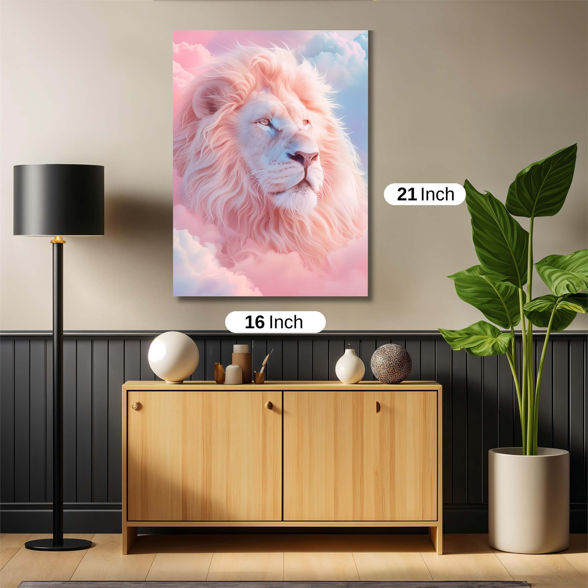 Lion Dreamscape Safe Wall Magnetic / M
