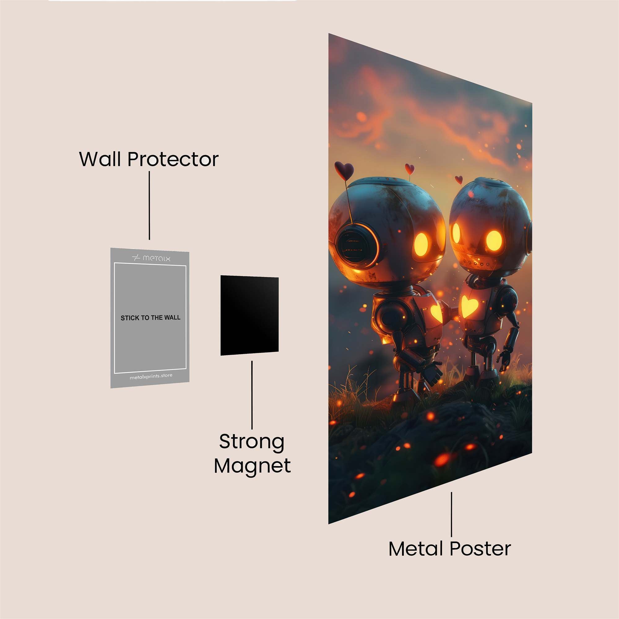 RoboRomance Safe Wall Magnetic / M