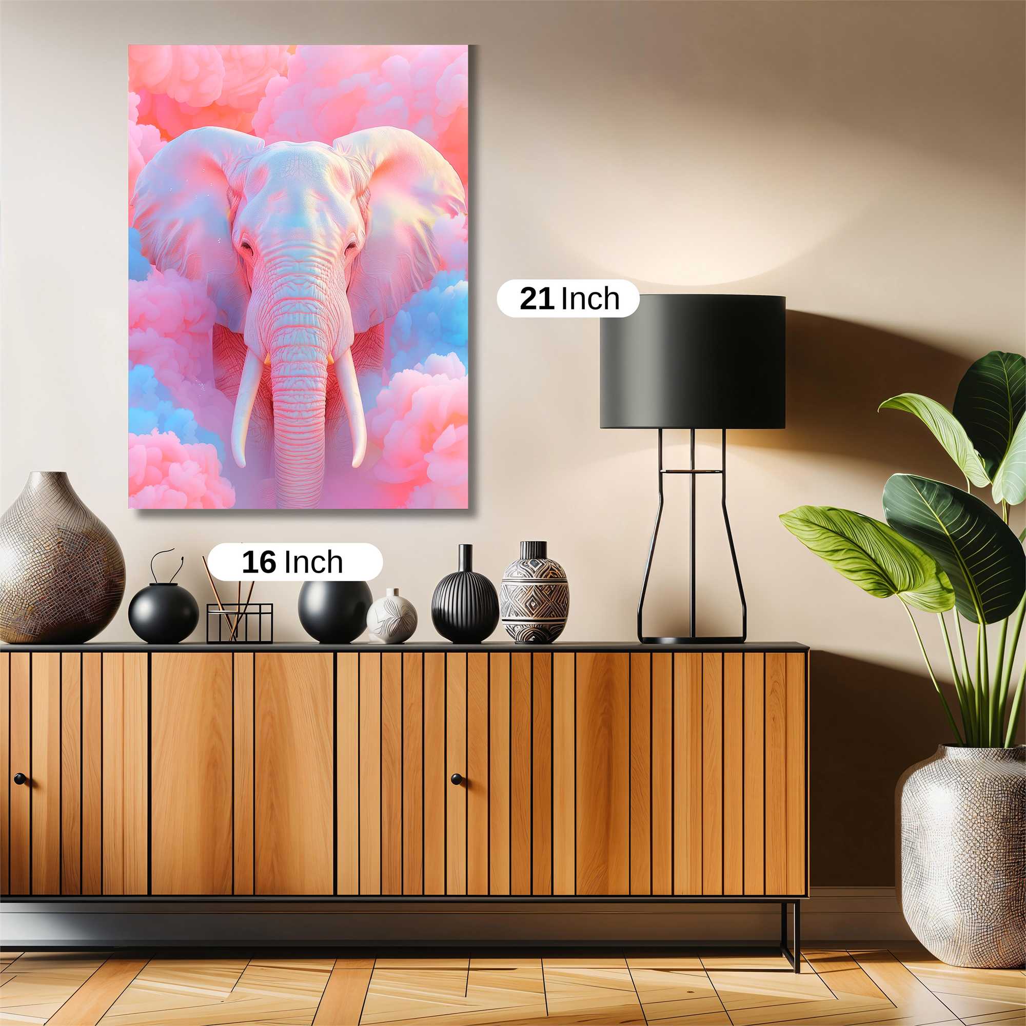 Elephant Dreamscape Safe Wall Magnetic / M