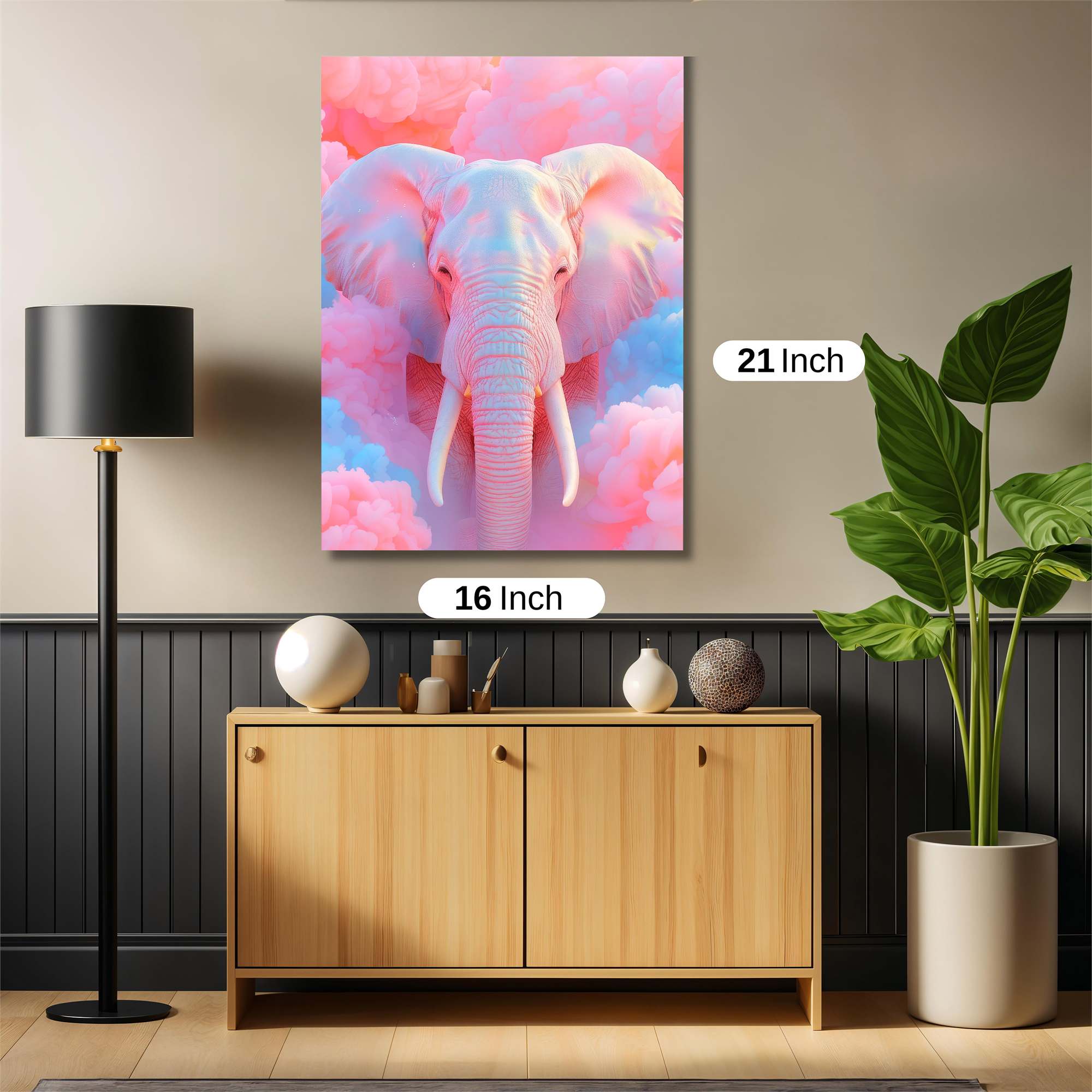 Elephant Dreamscape Safe Wall Magnetic / M