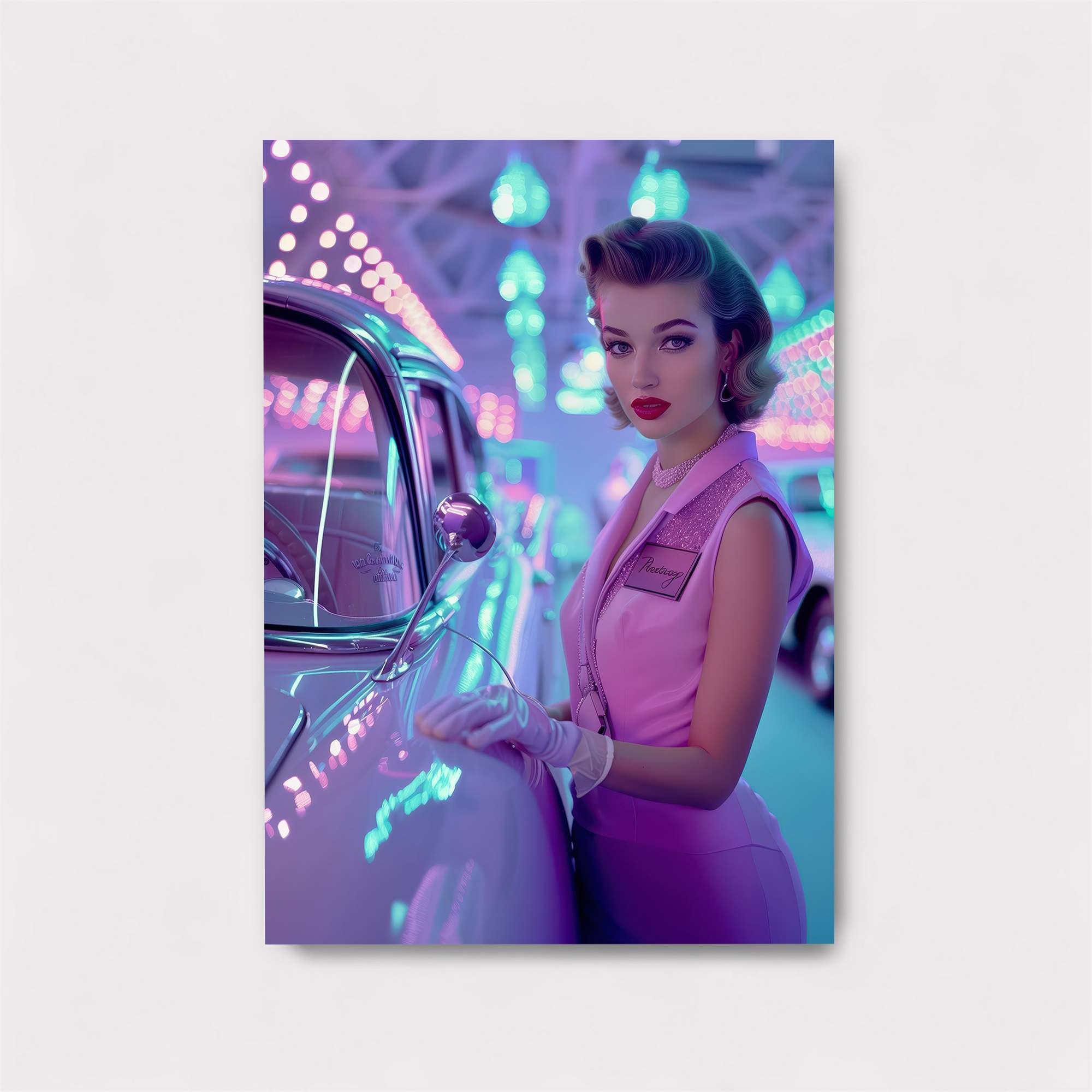 Neon Elegance Safe Wall Magnetic / M