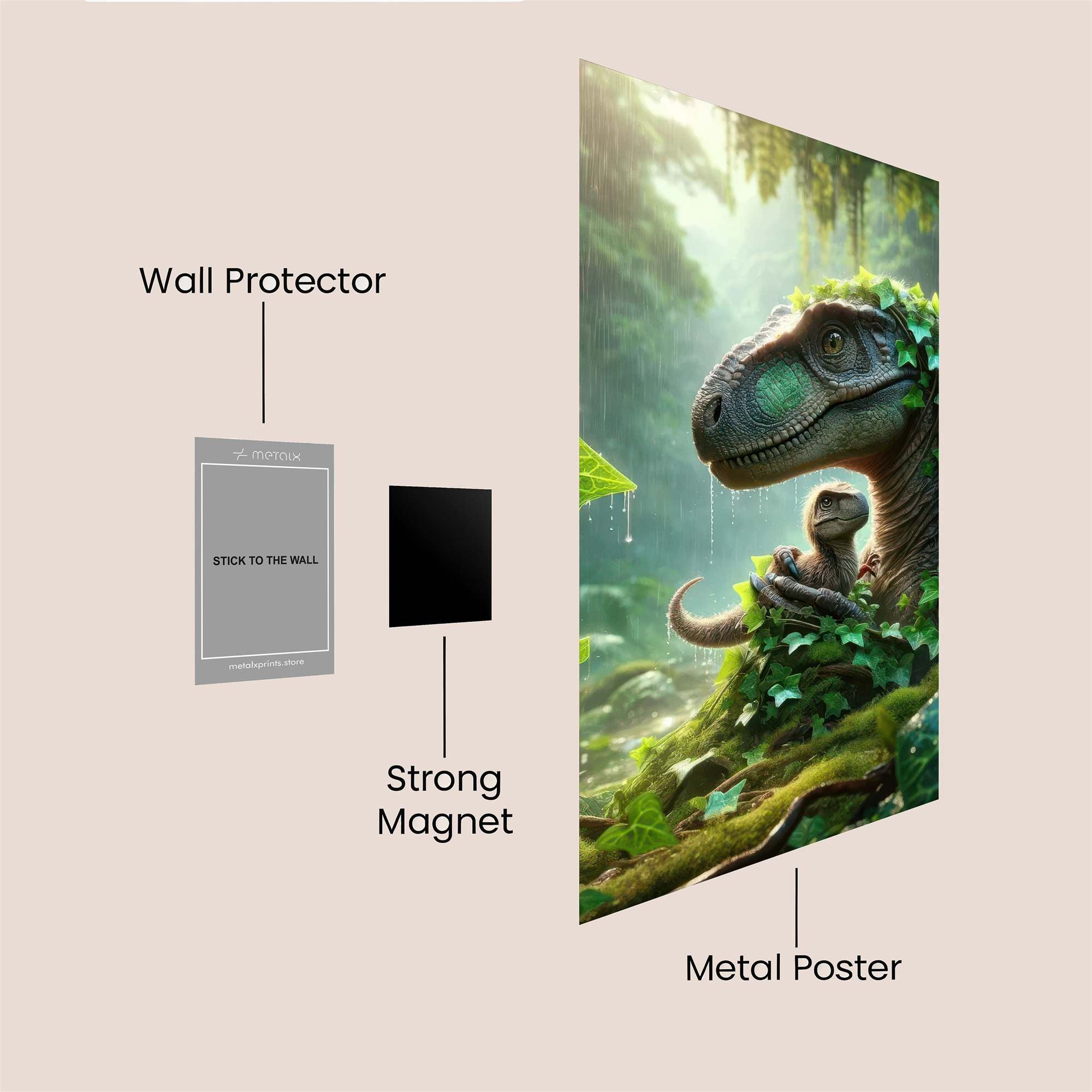 Dino Serenity Safe Wall Magnetic / M