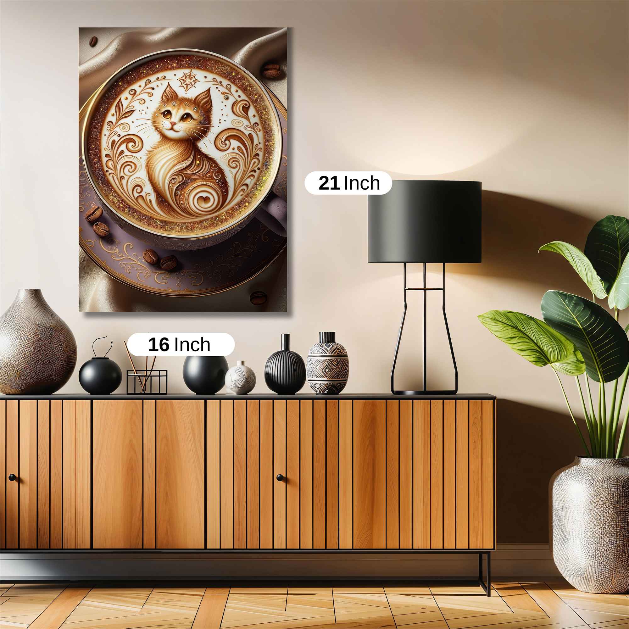 Kitten Whimsy Safe Wall Magnetic / M