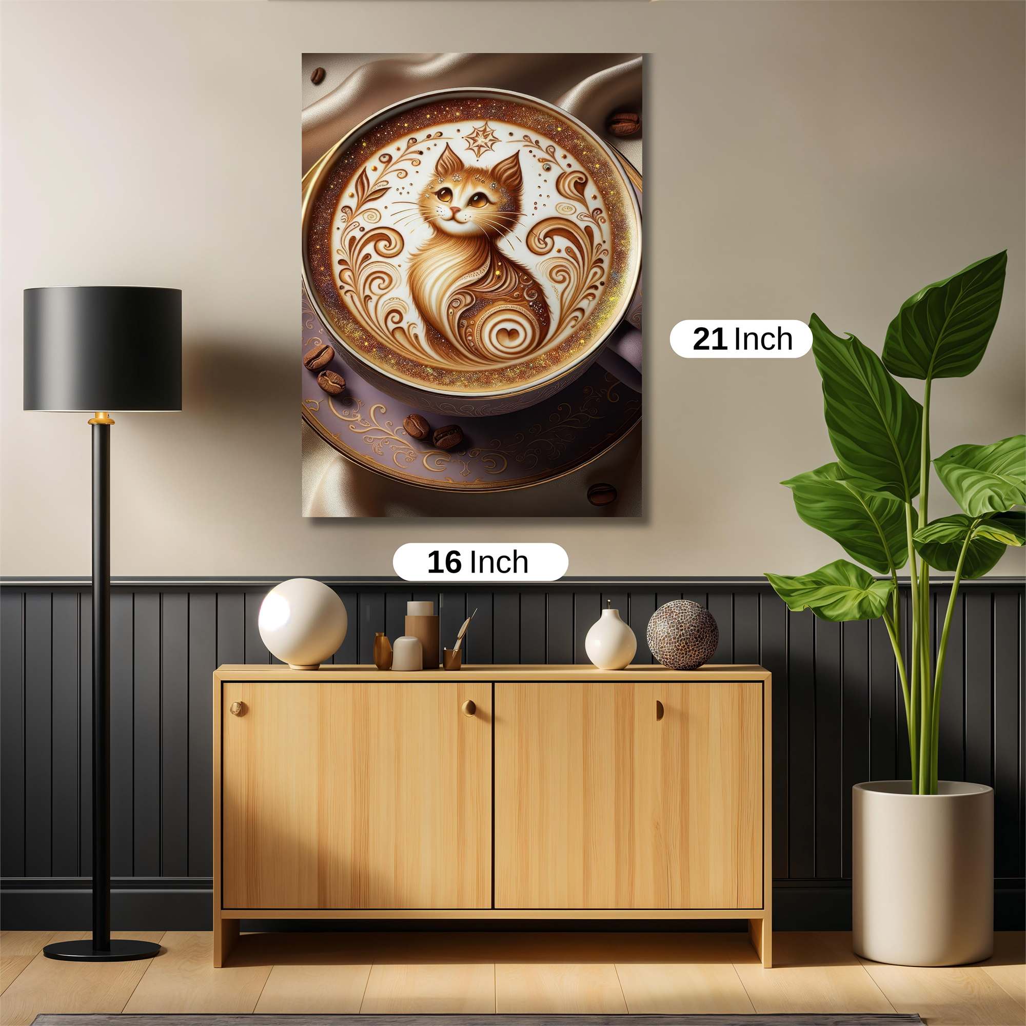 Kitten Whimsy Safe Wall Magnetic / M