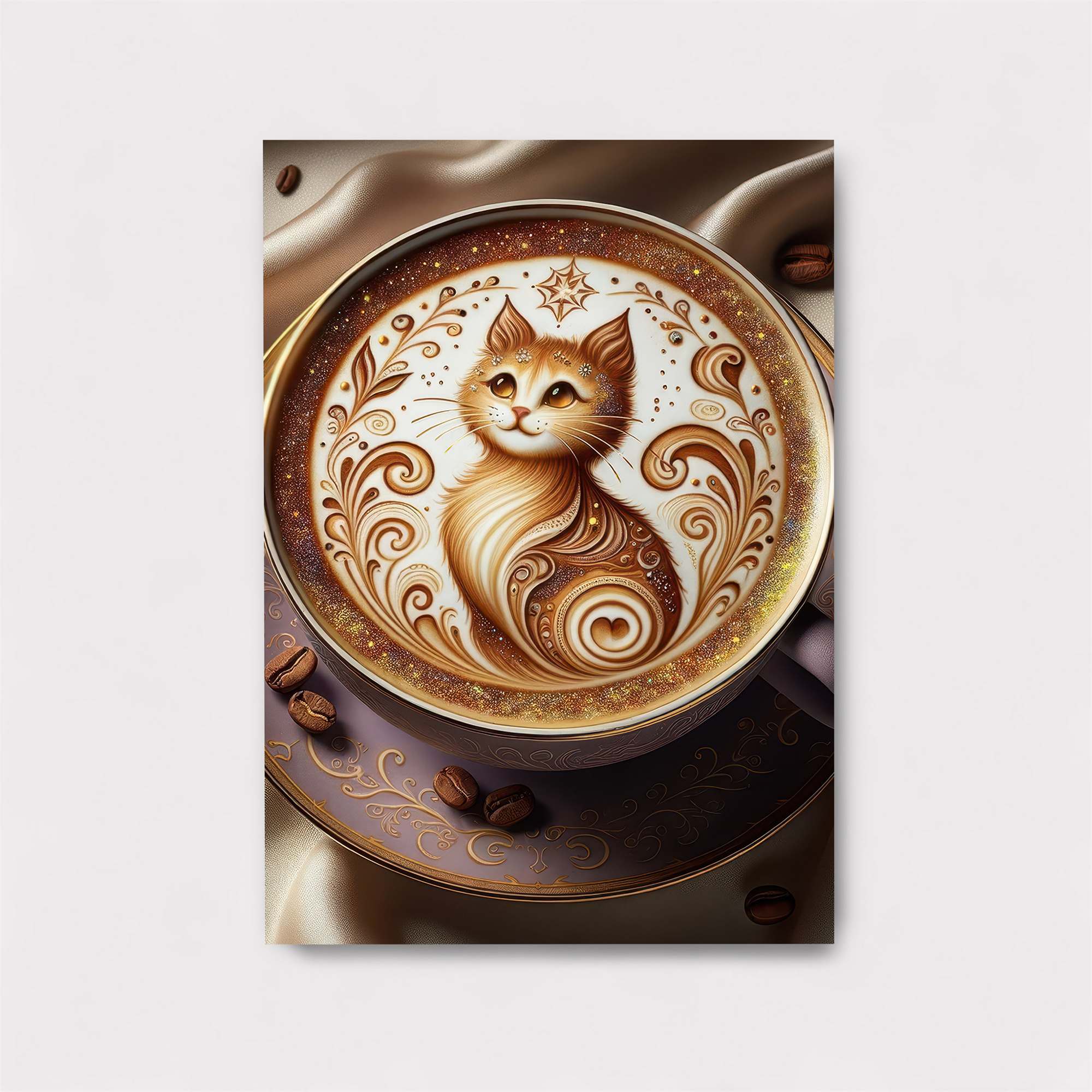 Kitten Whimsy Safe Wall Magnetic / M