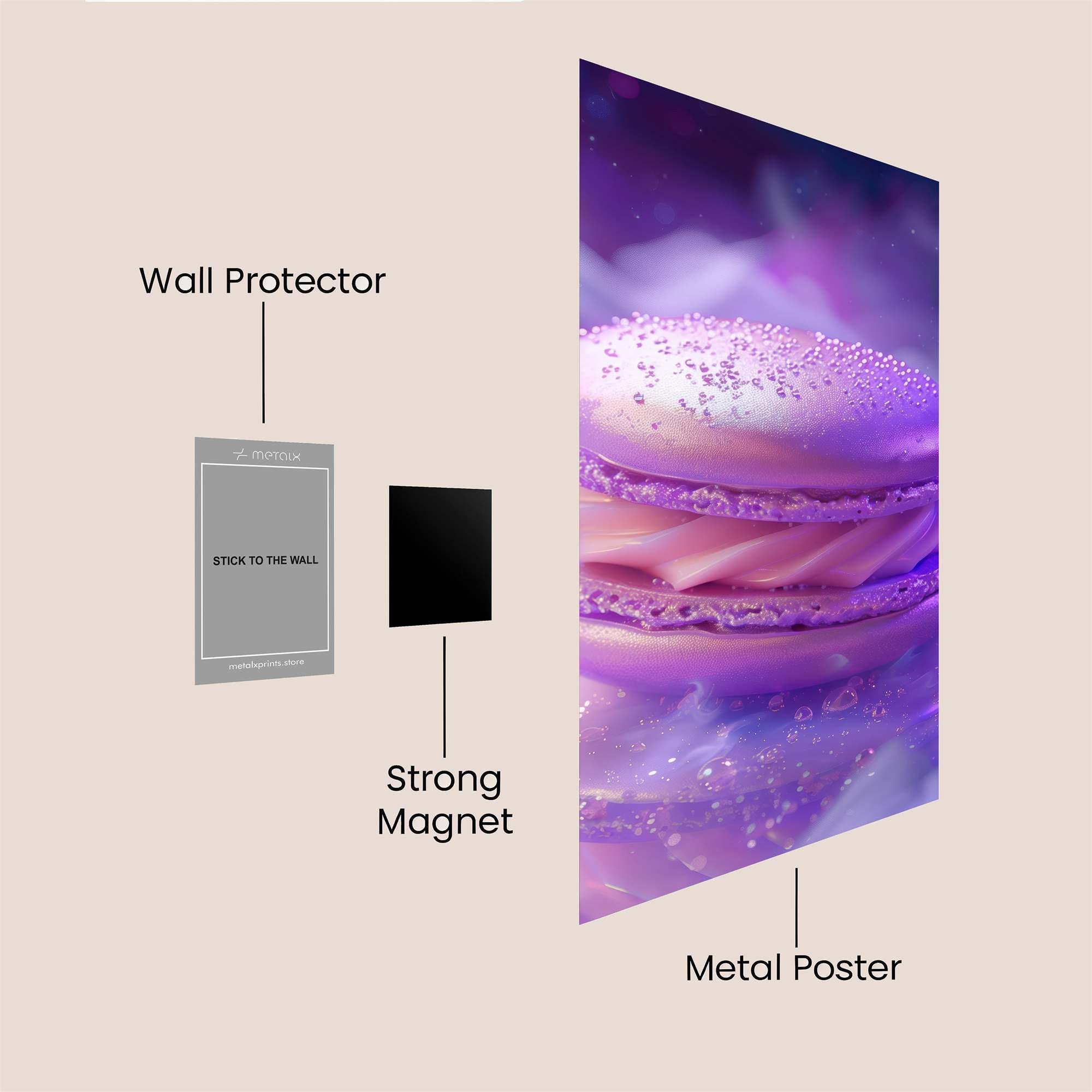 Macaron Magic Safe Wall Magnetic / M