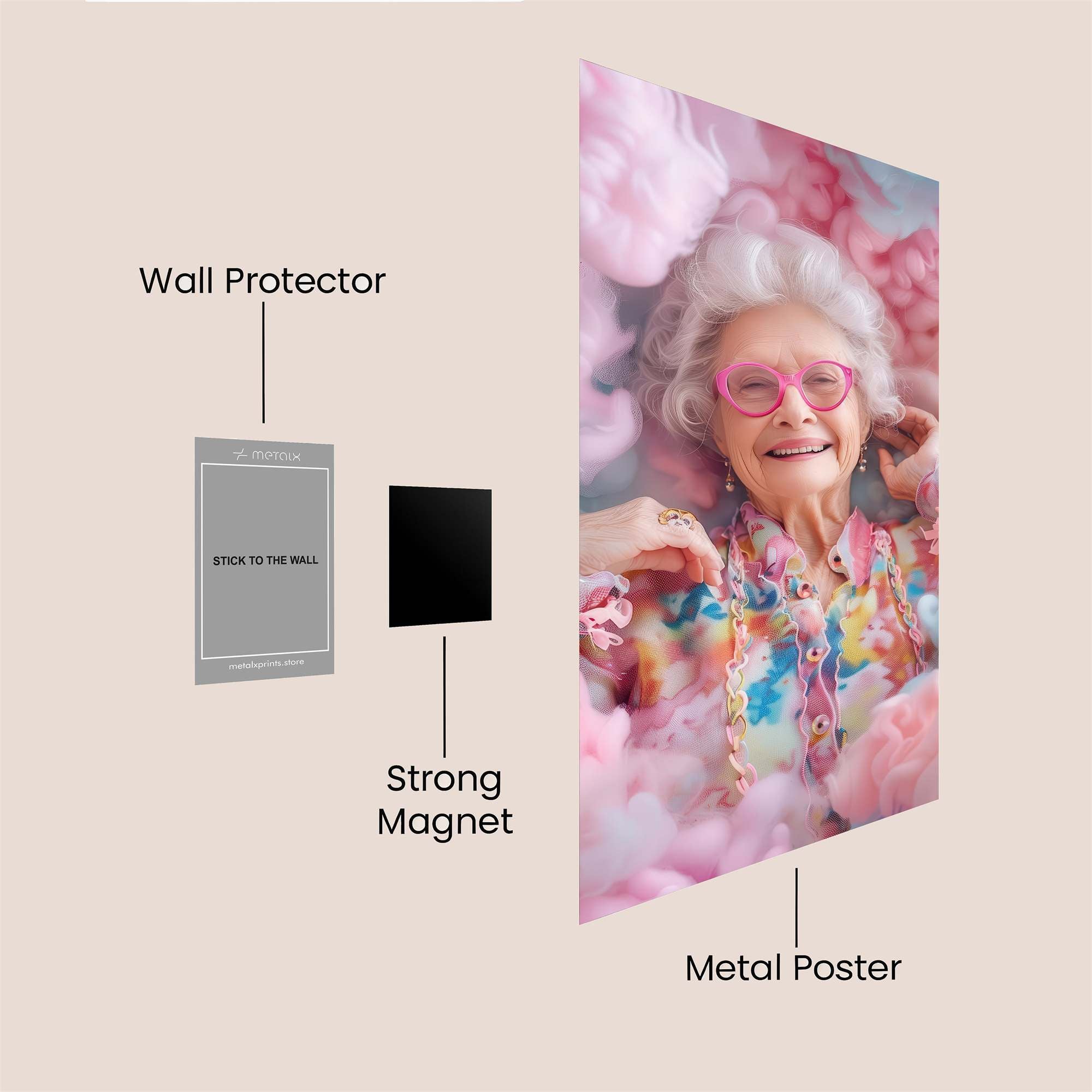 Candy Bliss Safe Wall Magnetic / M