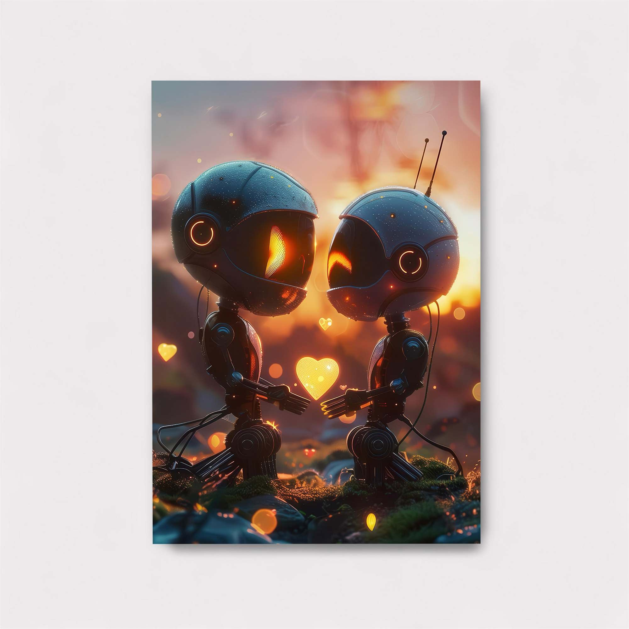 Robots Enamored Safe Wall Magnetic / M