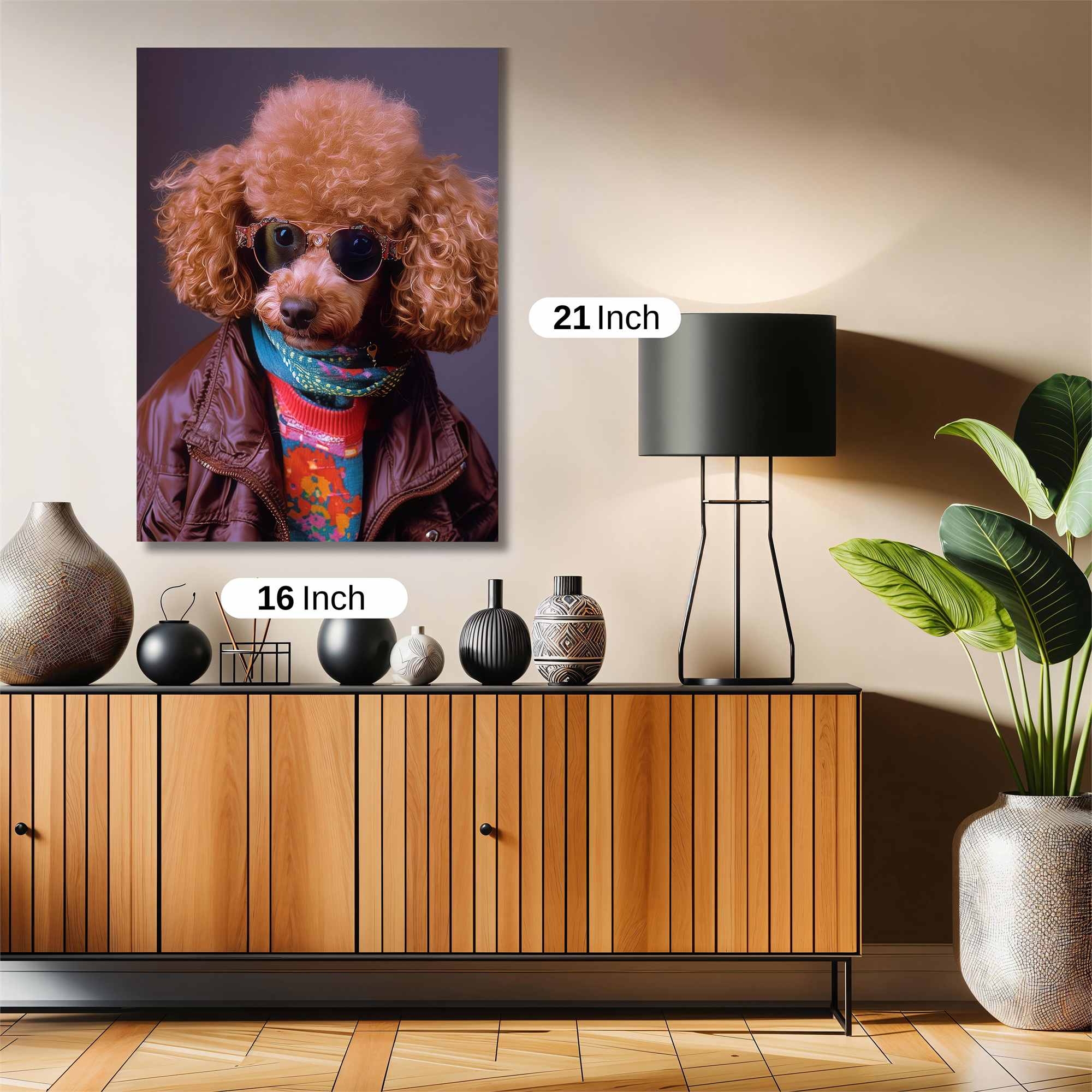 Poodle Rebel Safe Wall Magnetic / M