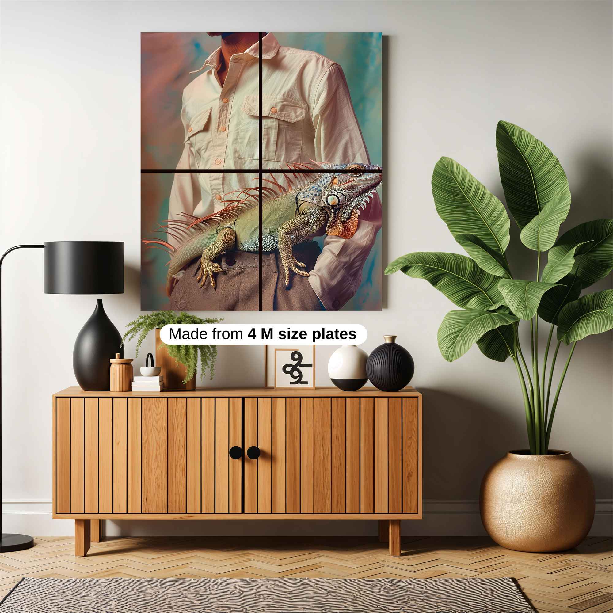 Iguana Intrigue Safe Wall Magnetic / M