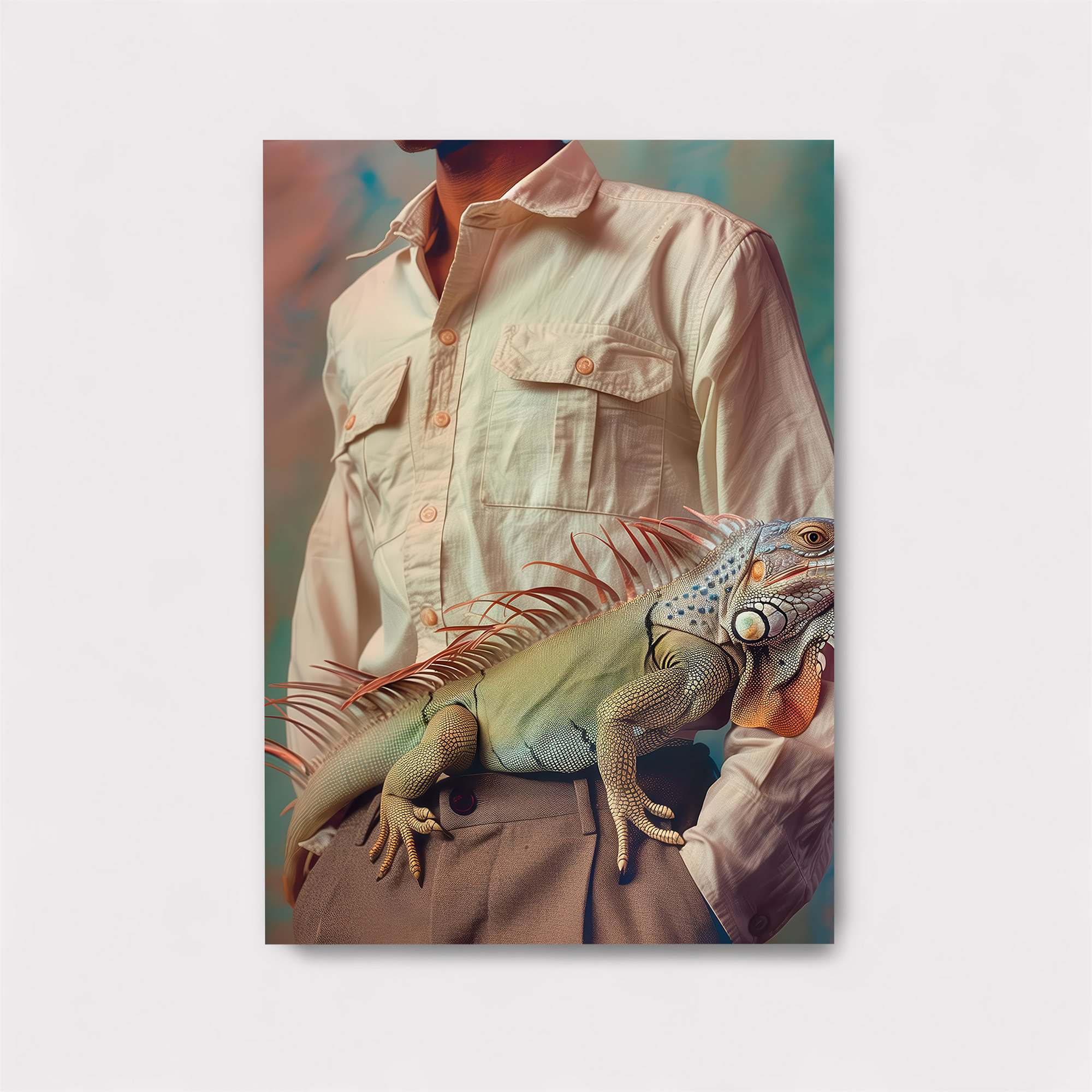 Iguana Intrigue Safe Wall Magnetic / M