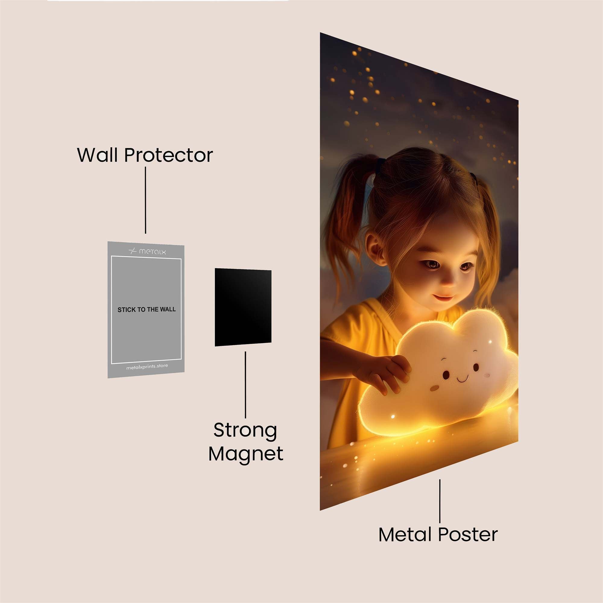 Starry Wonder Safe Wall Magnetic / M