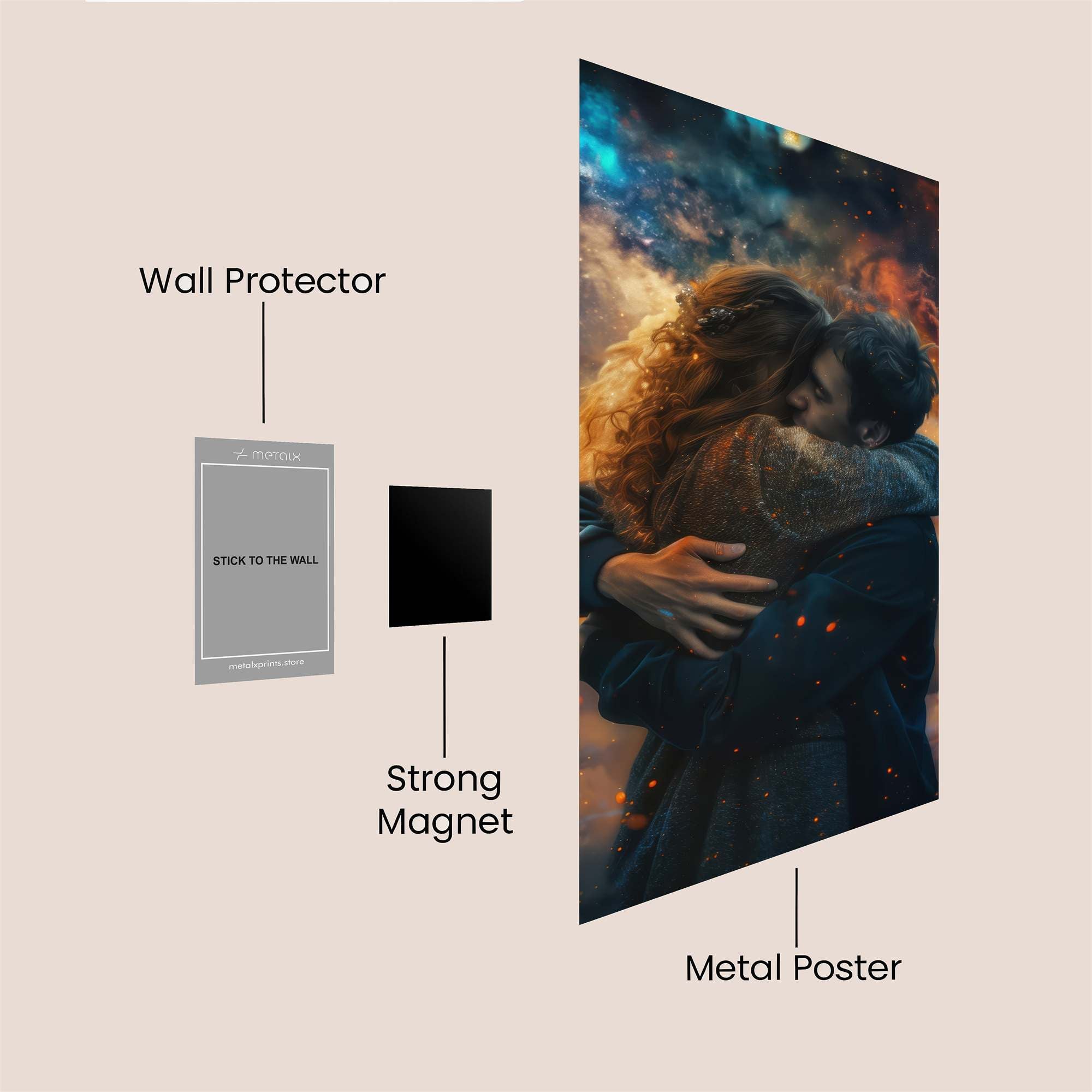 Cosmic Embrace Safe Wall Magnetic / M