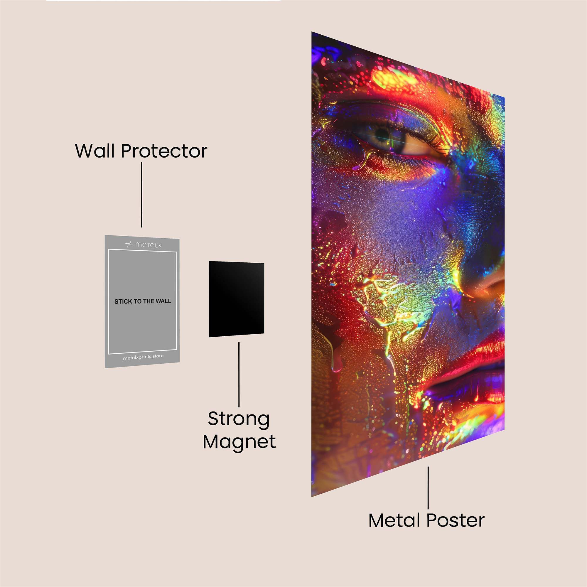 Neon Dream Safe Wall Magnetic / M