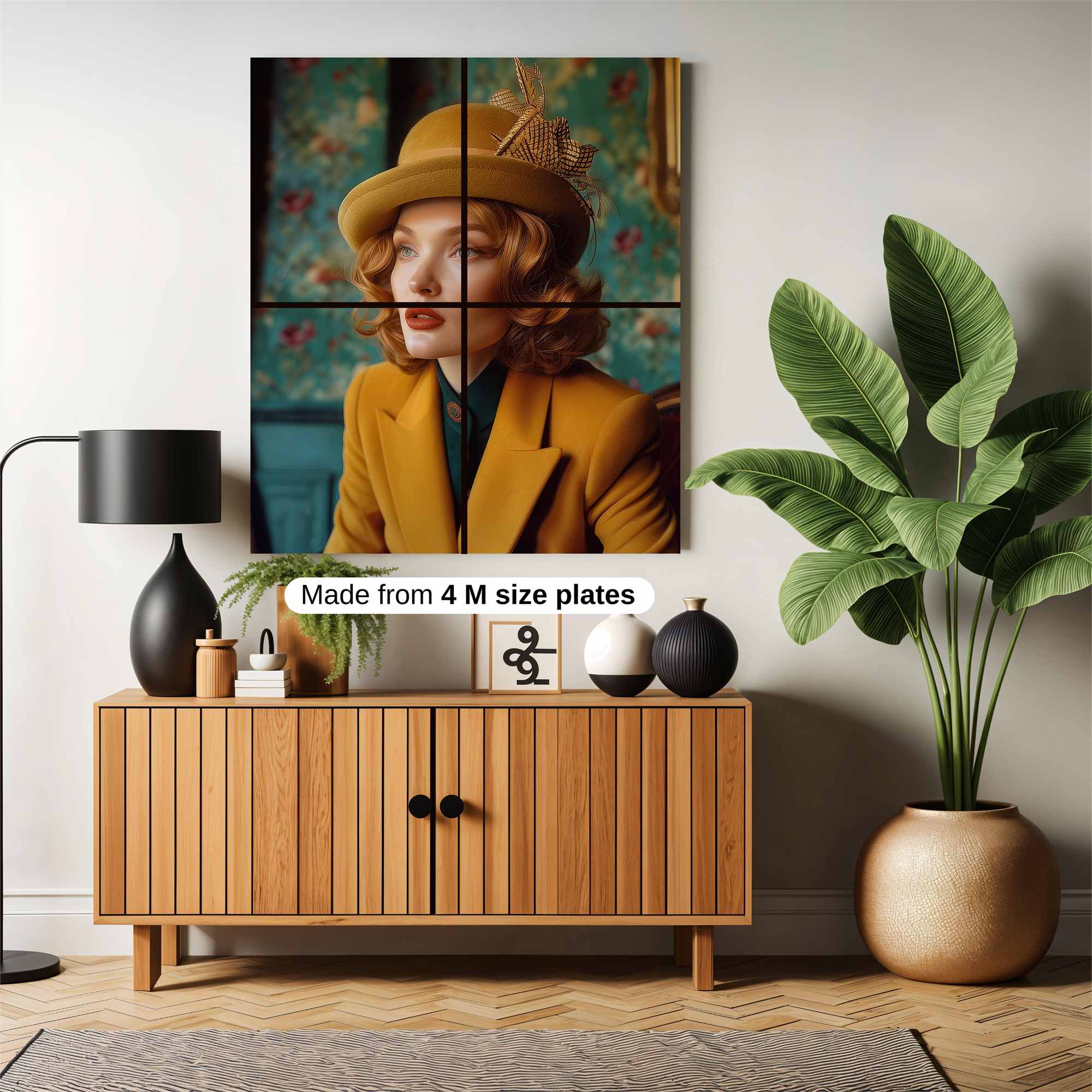 Golden Elegance Safe Wall Magnetic / M