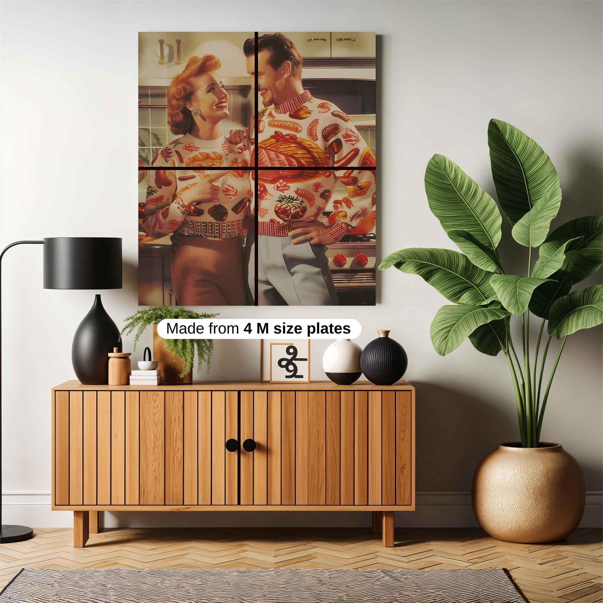 Retro Romance Safe Wall Magnetic / M