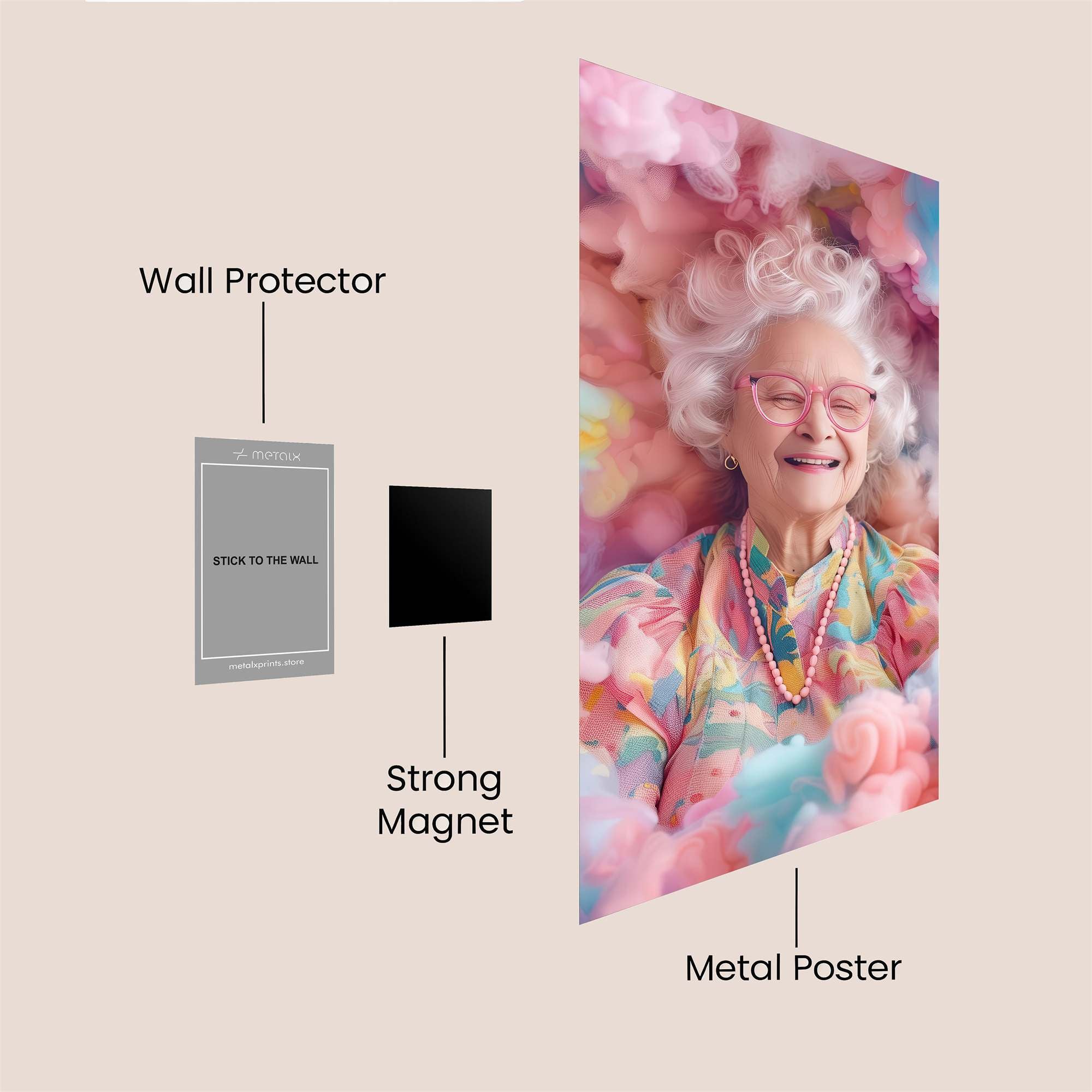 Granny Bliss Safe Wall Magnetic / M