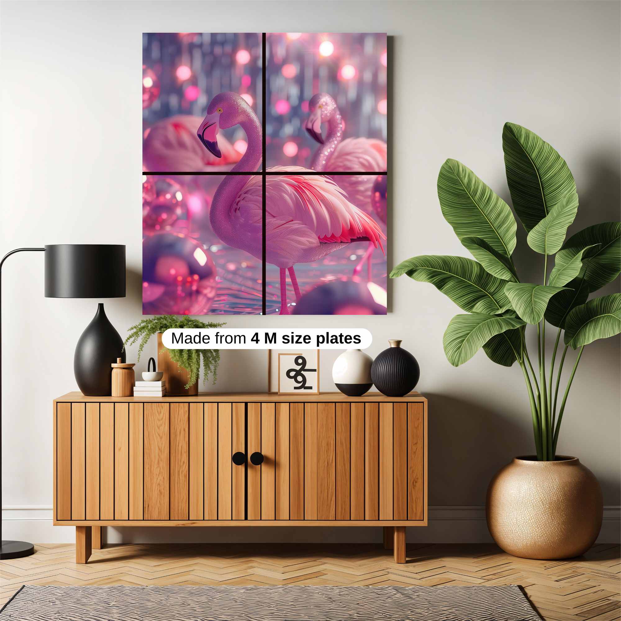 Flamingo Fantasy Safe Wall Magnetic / M
