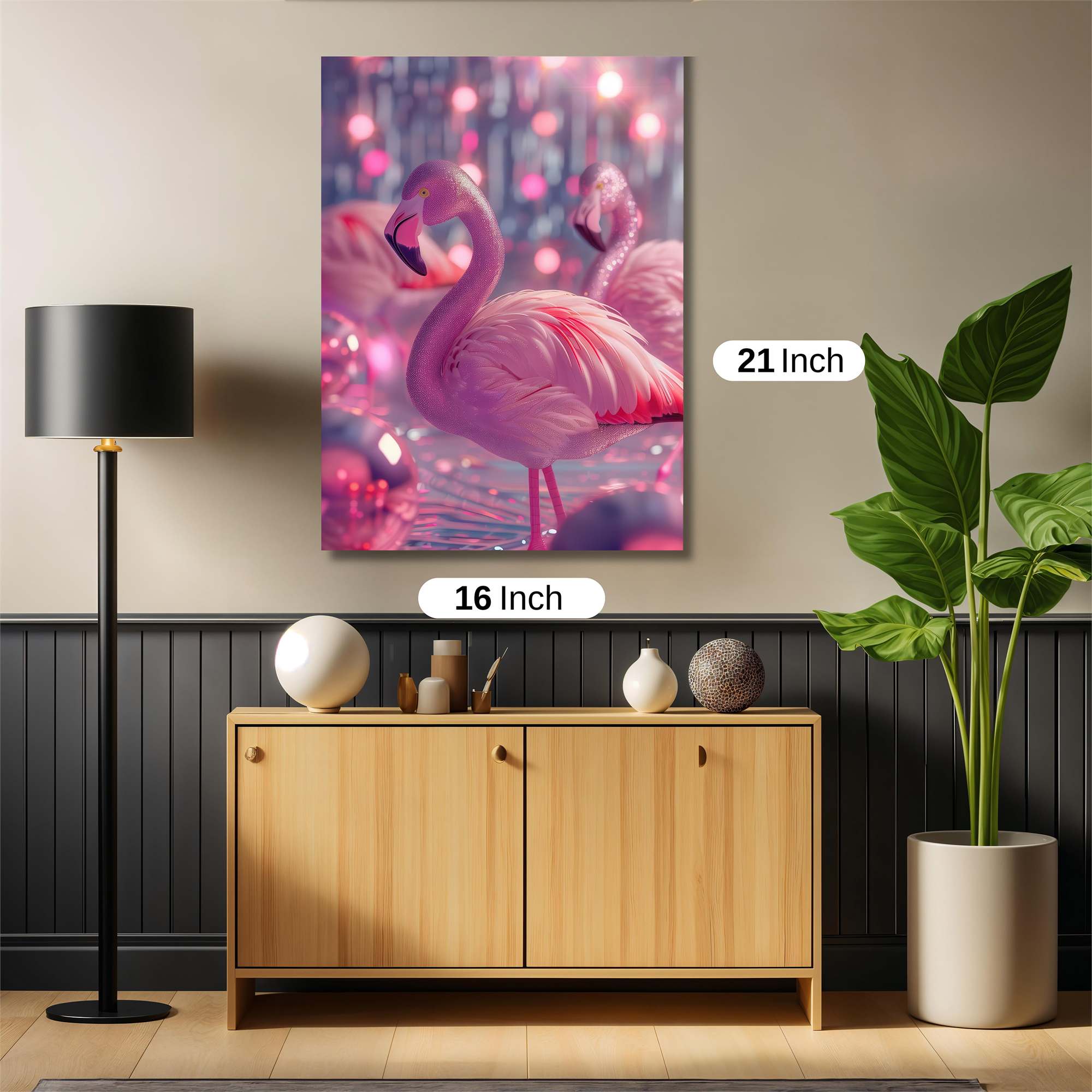 Flamingo Fantasy Safe Wall Magnetic / M