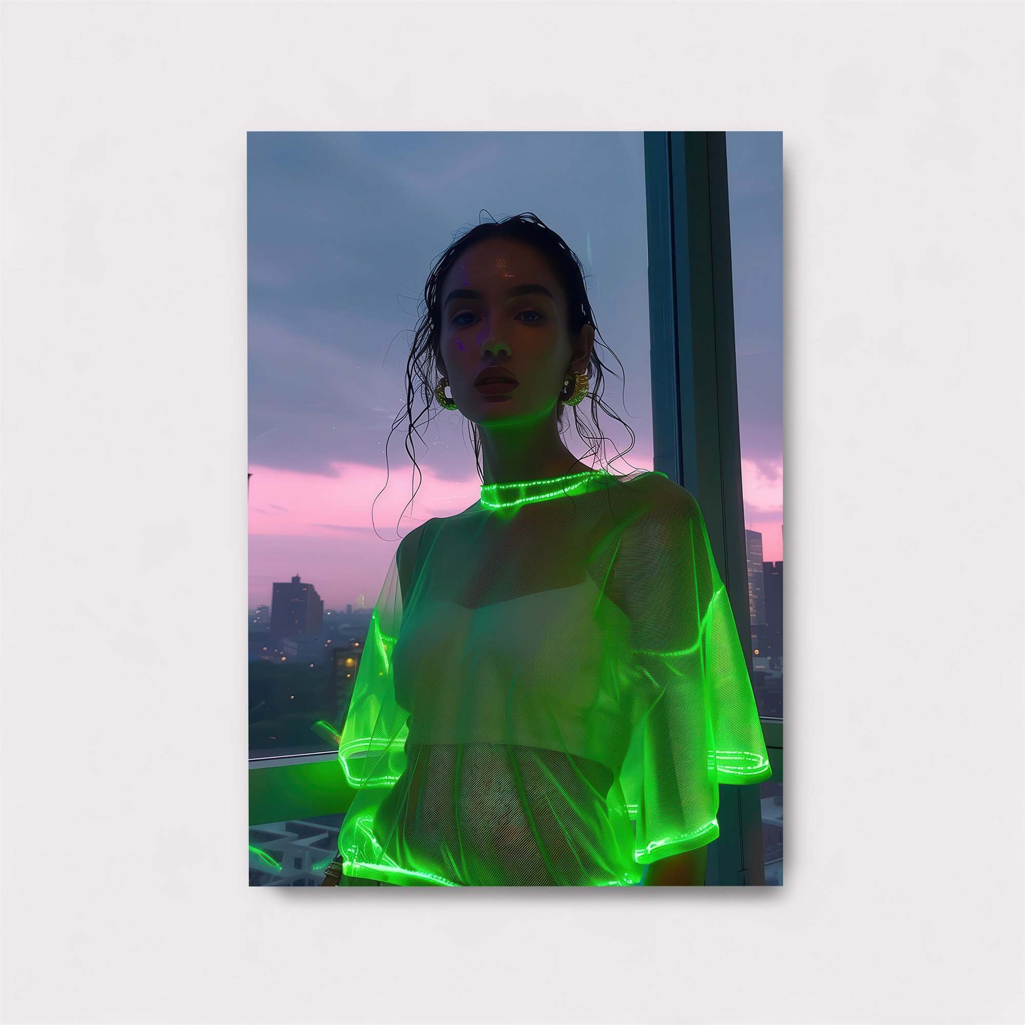 Neon Serenity Safe Wall Magnetic / M