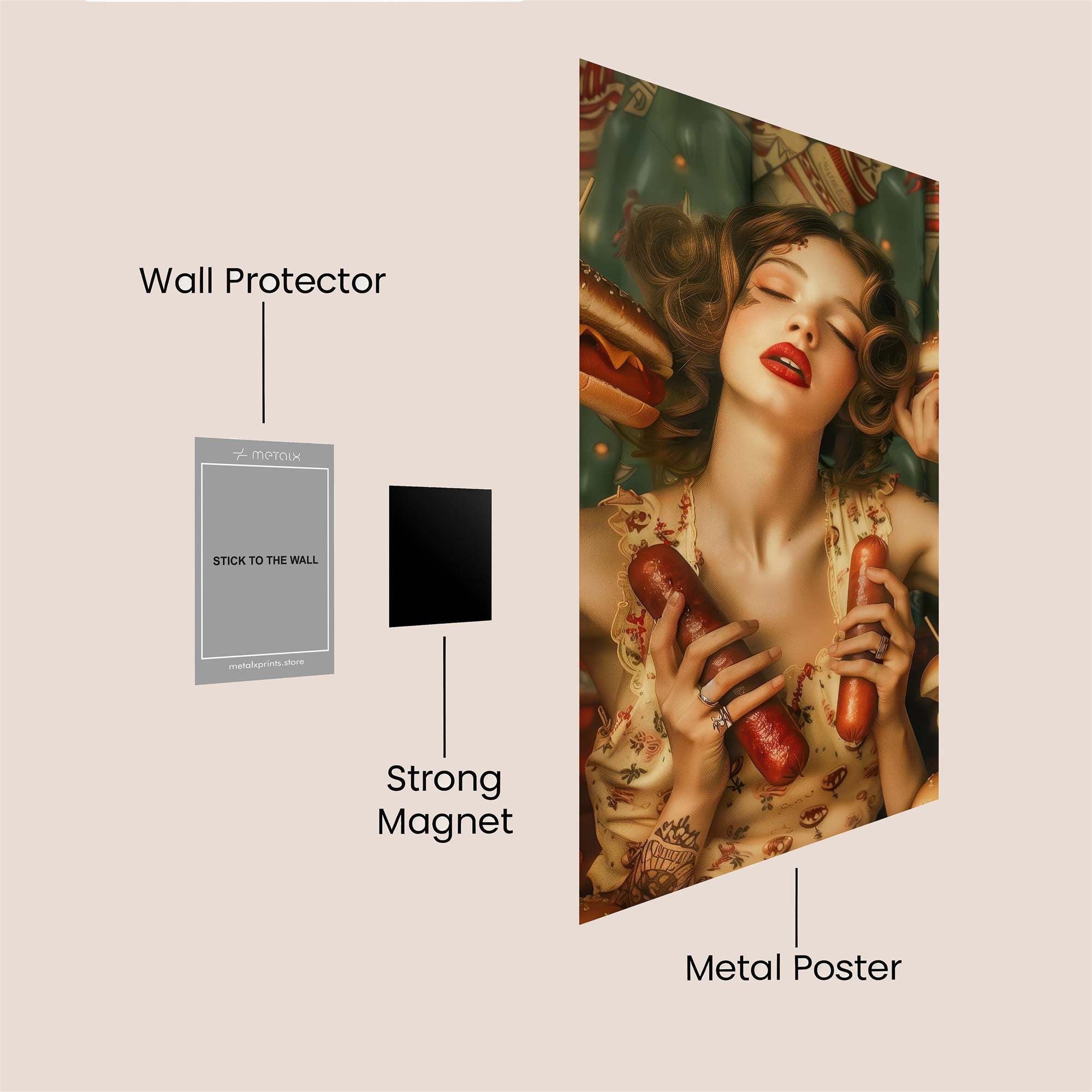 SausageEcstasy Safe Wall Magnetic / M