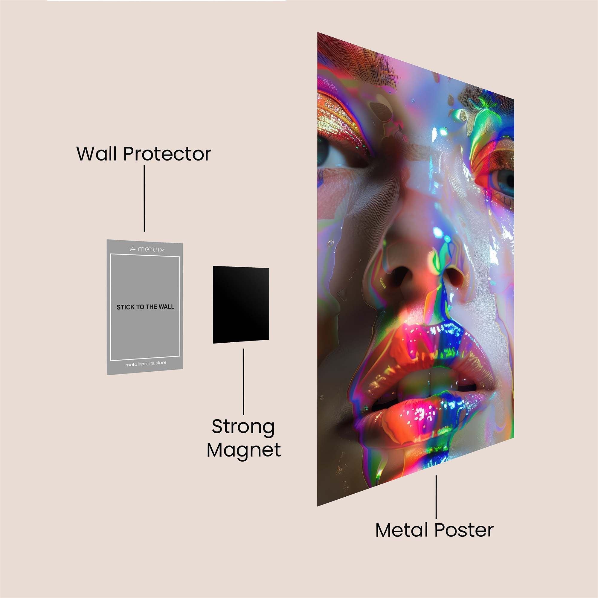 Rainbow Dream Safe Wall Magnetic / M