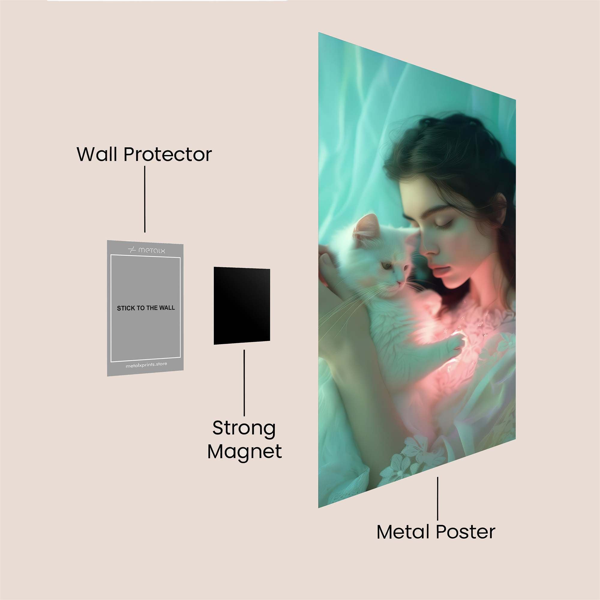 Cat Whisper Safe Wall Magnetic / M