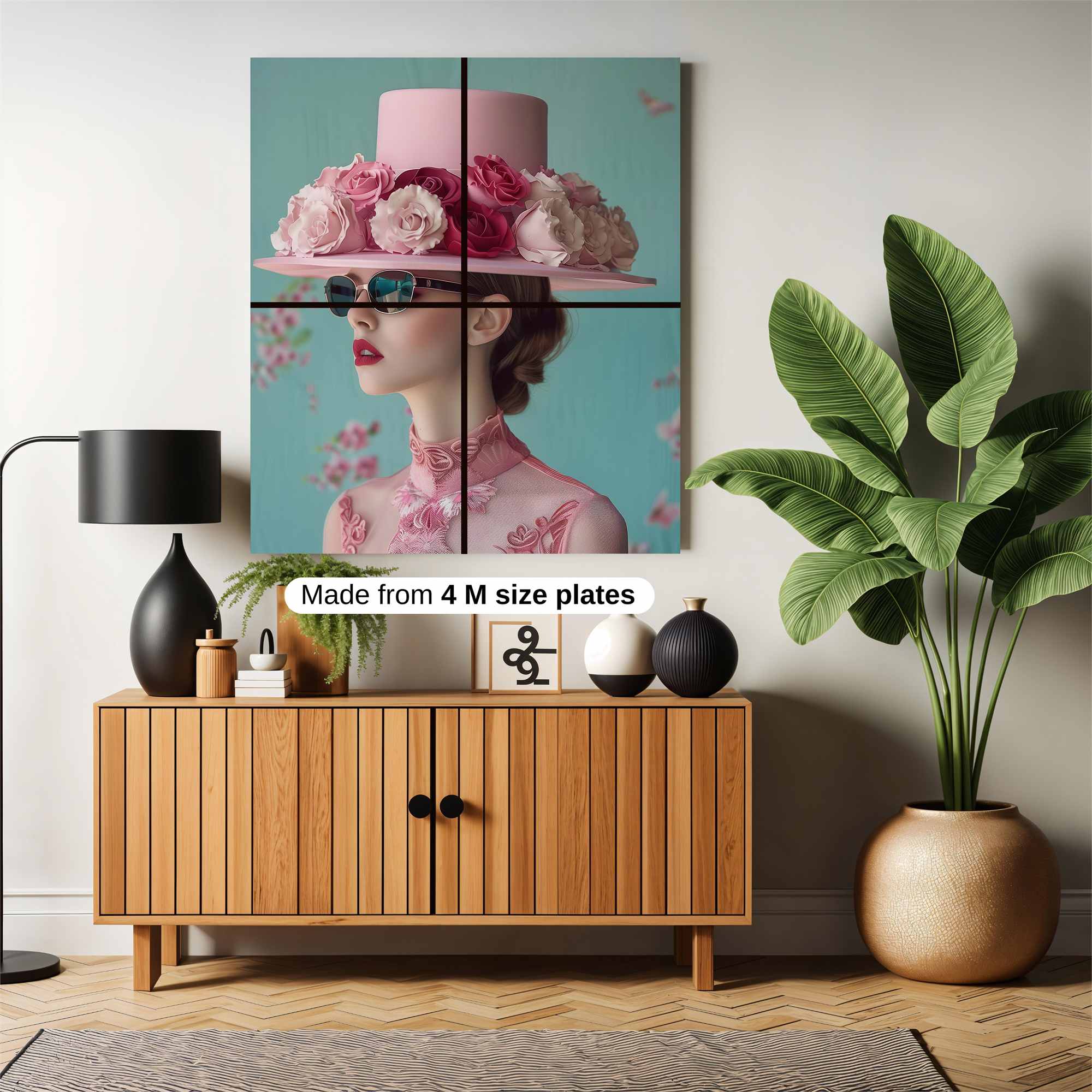 Floral Elegance Safe Wall Magnetic / M