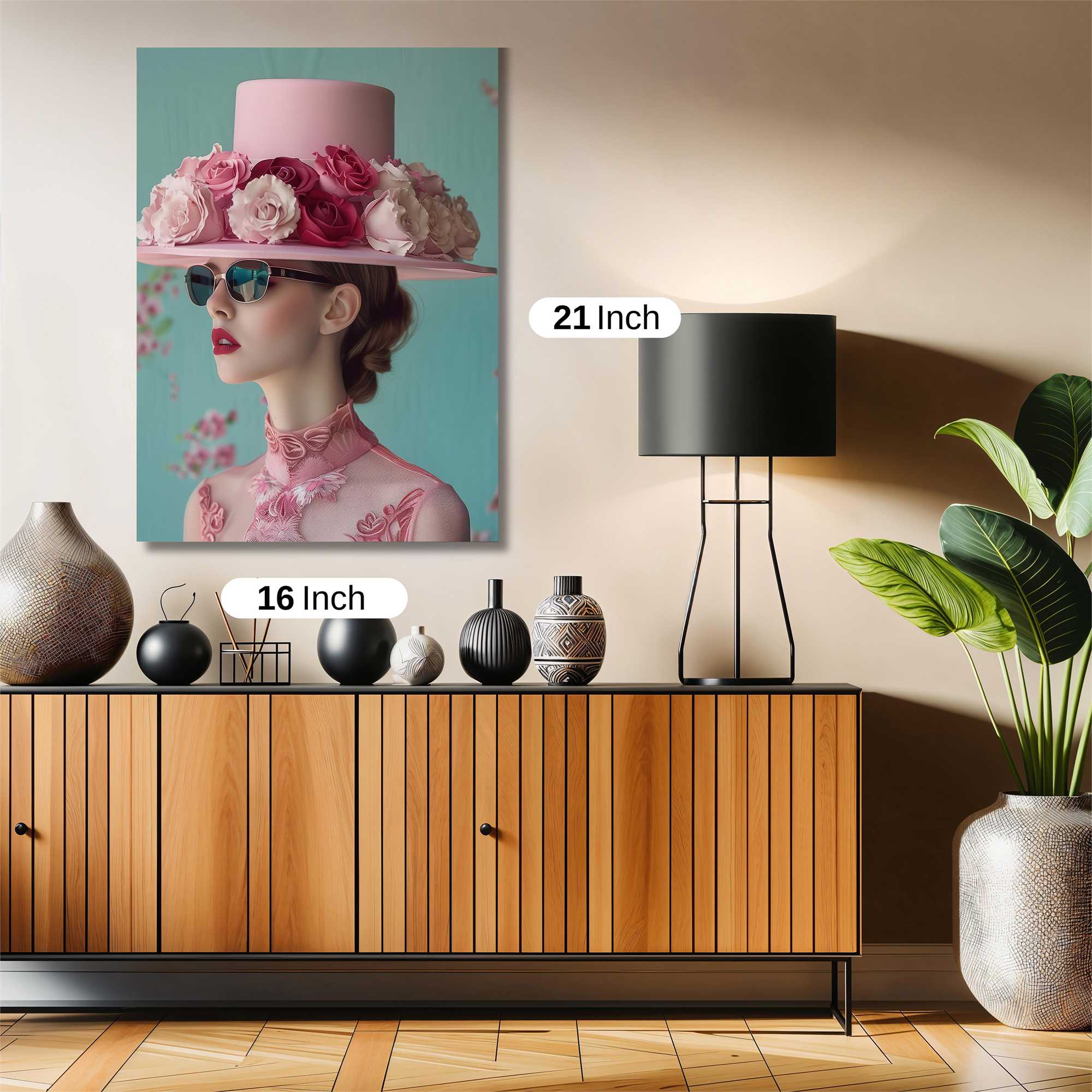 Floral Elegance Safe Wall Magnetic / M