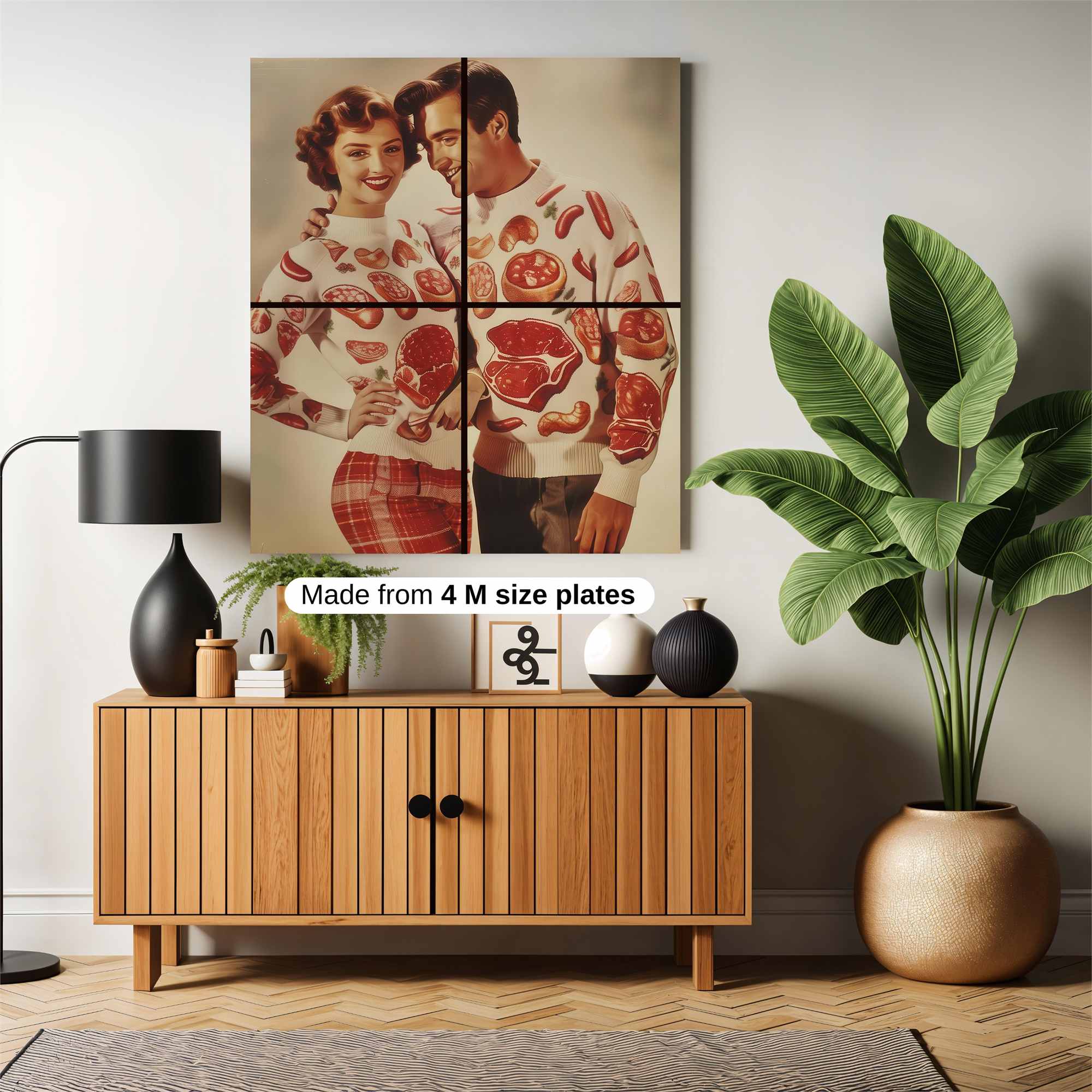 Retro Whimsy Safe Wall Magnetic / M