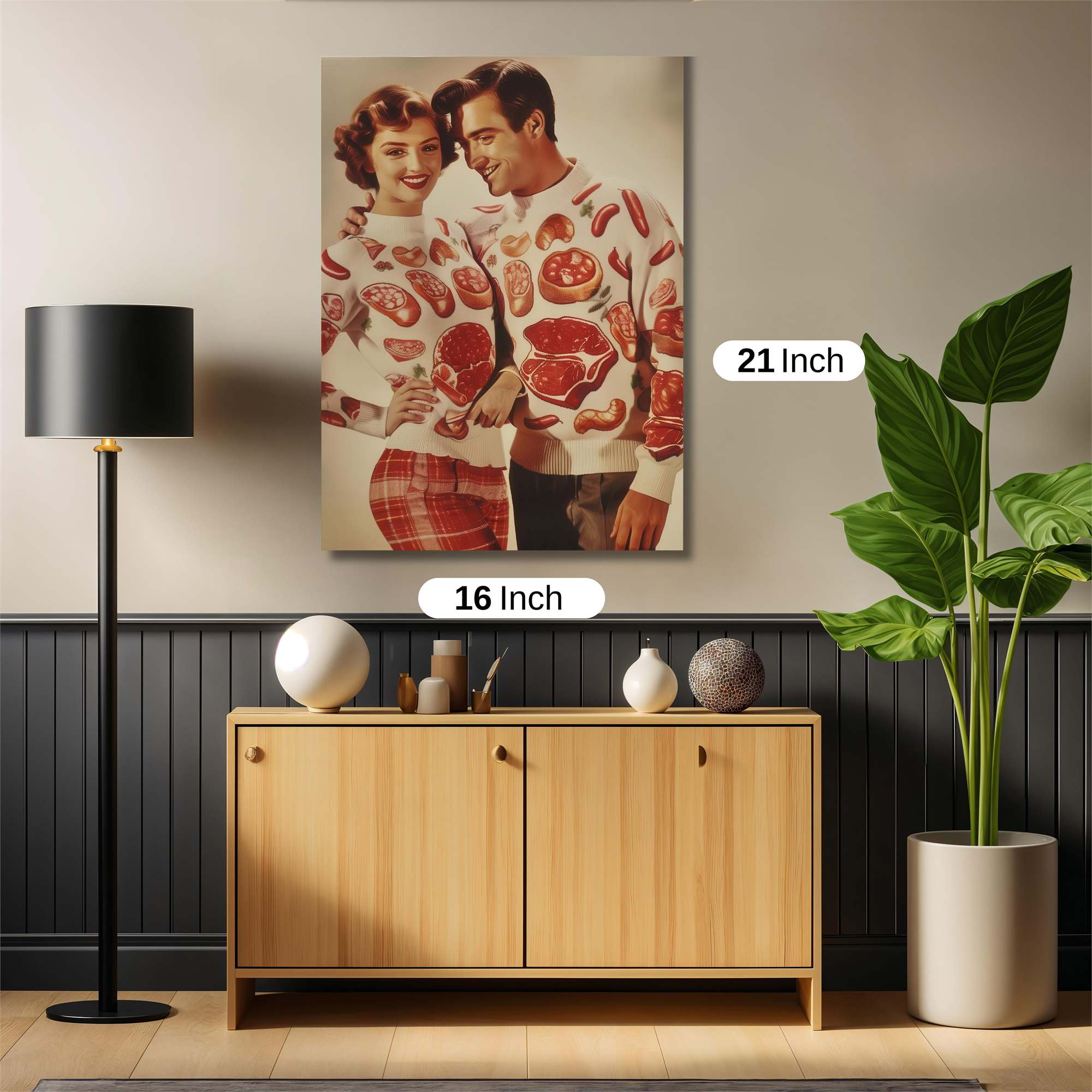 Retro Whimsy Safe Wall Magnetic / M