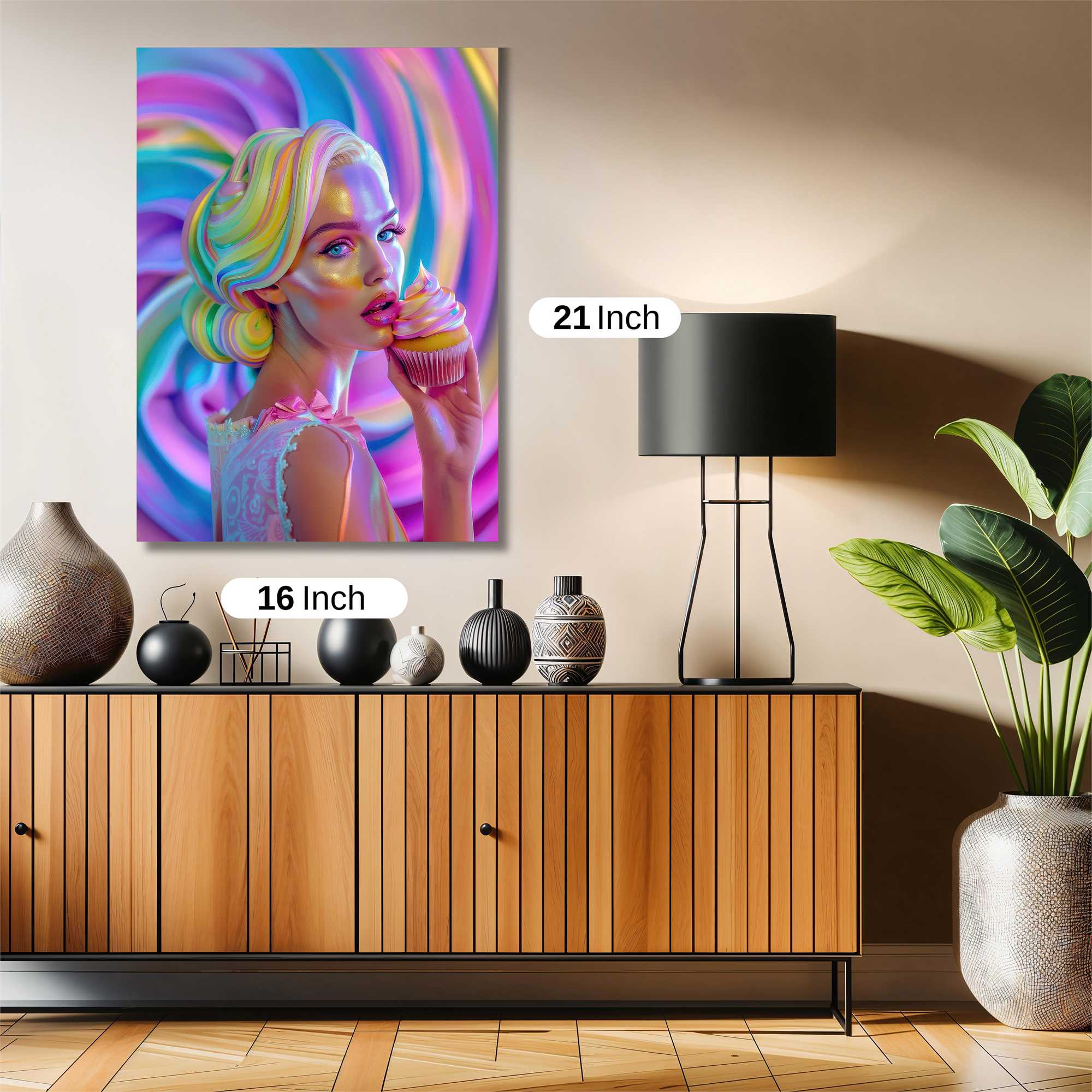 Rainbow Whimsy Safe Wall Magnetic / M