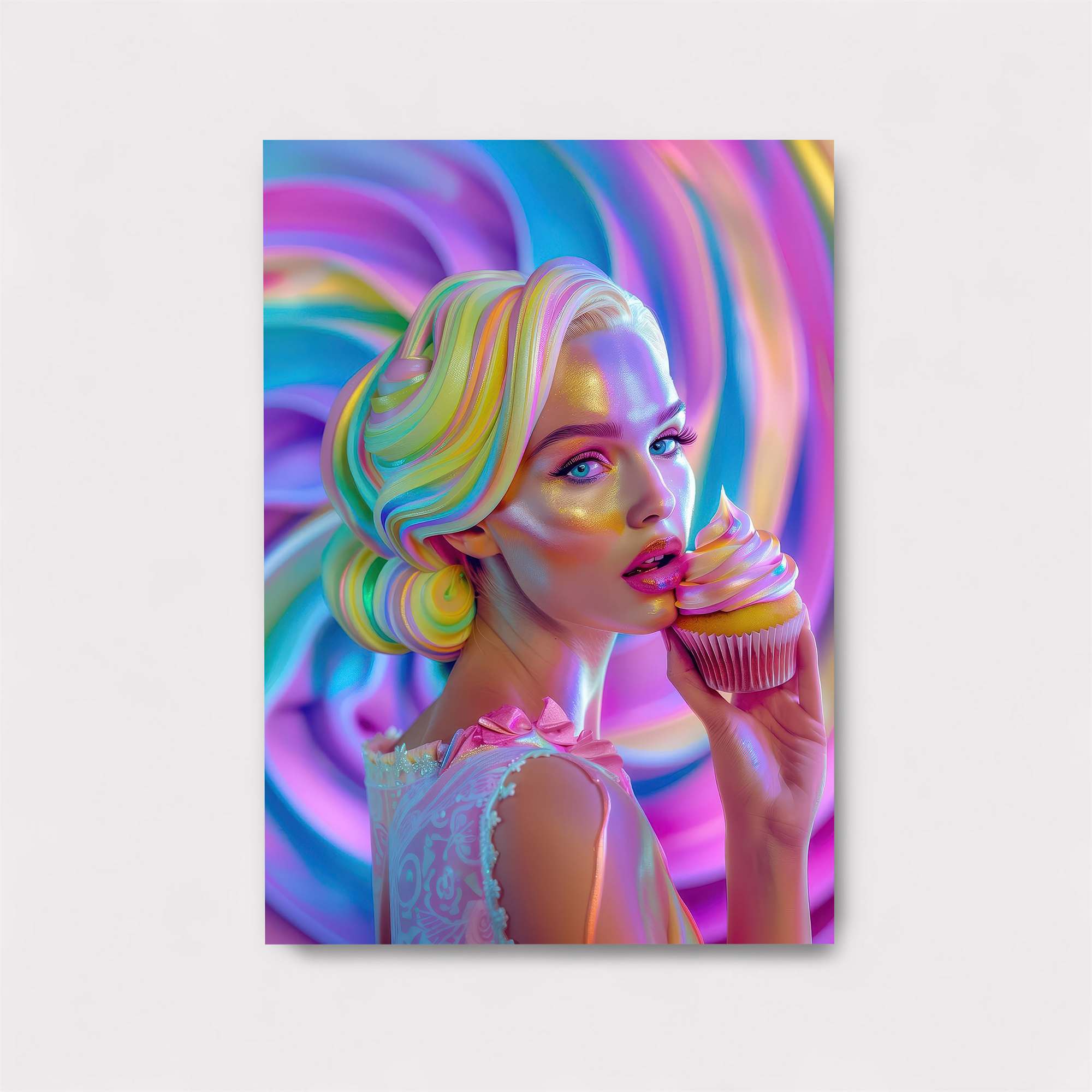 Rainbow Whimsy Safe Wall Magnetic / M