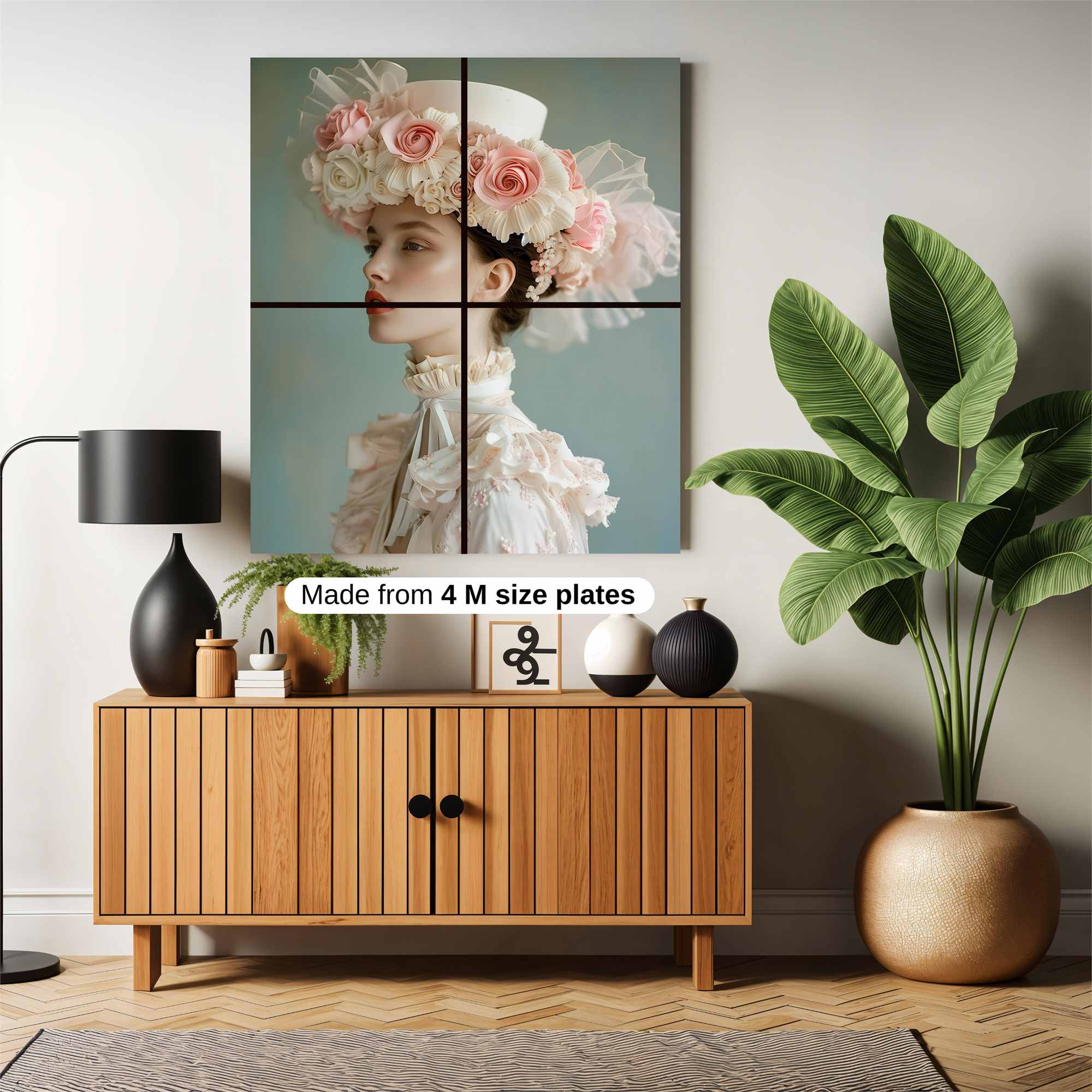 Floral Elegance Safe Wall Magnetic / M