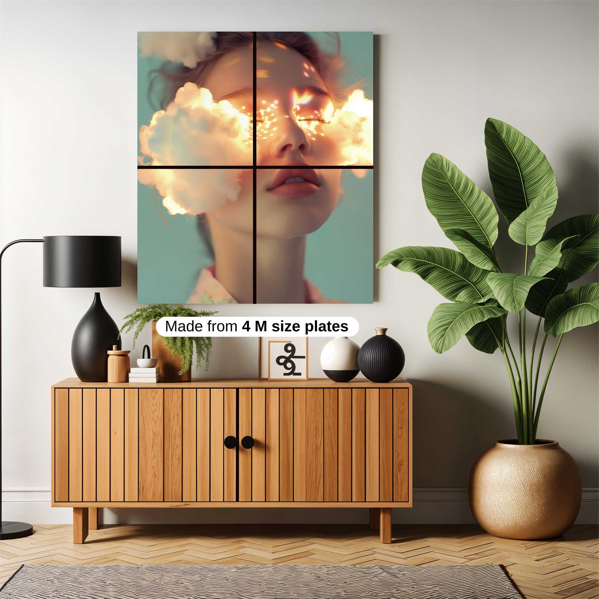 Clouded Serenity Safe Wall Magnetic / M